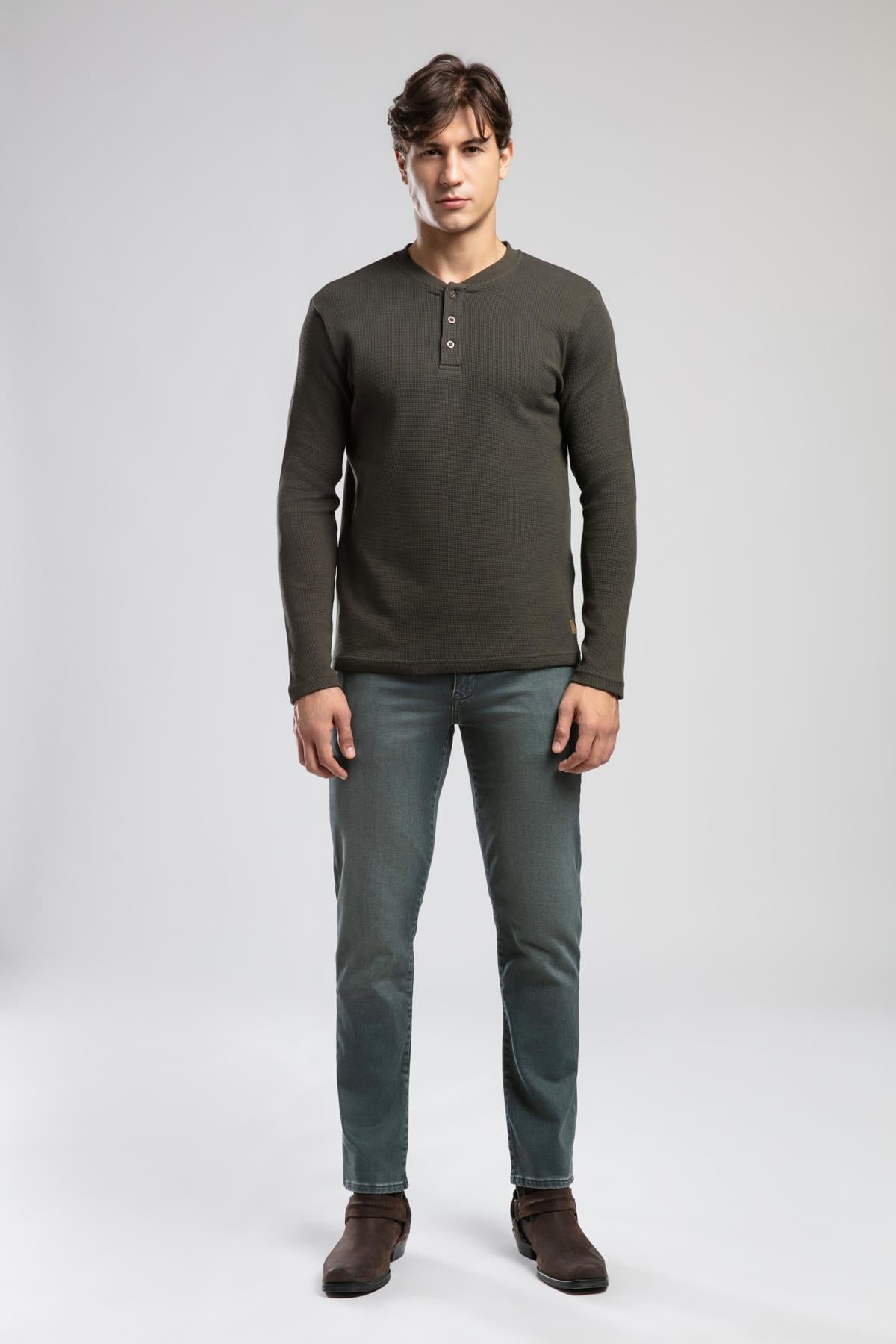 HEVASA ERKEK PATLI SWEATSHIRT