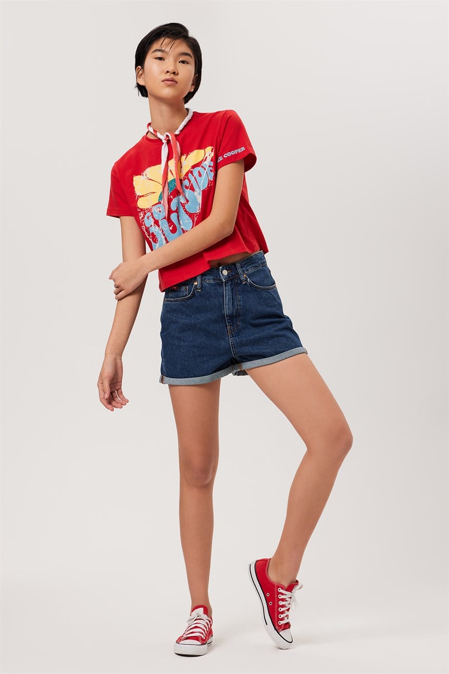 Holly 4 Kadın Jean Şort Denim