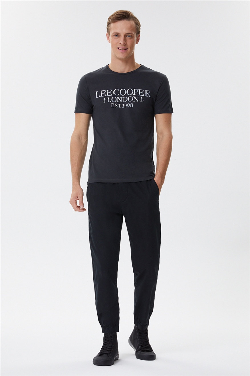 Holmes Erkek O Yaka T-Shirt Antrasit