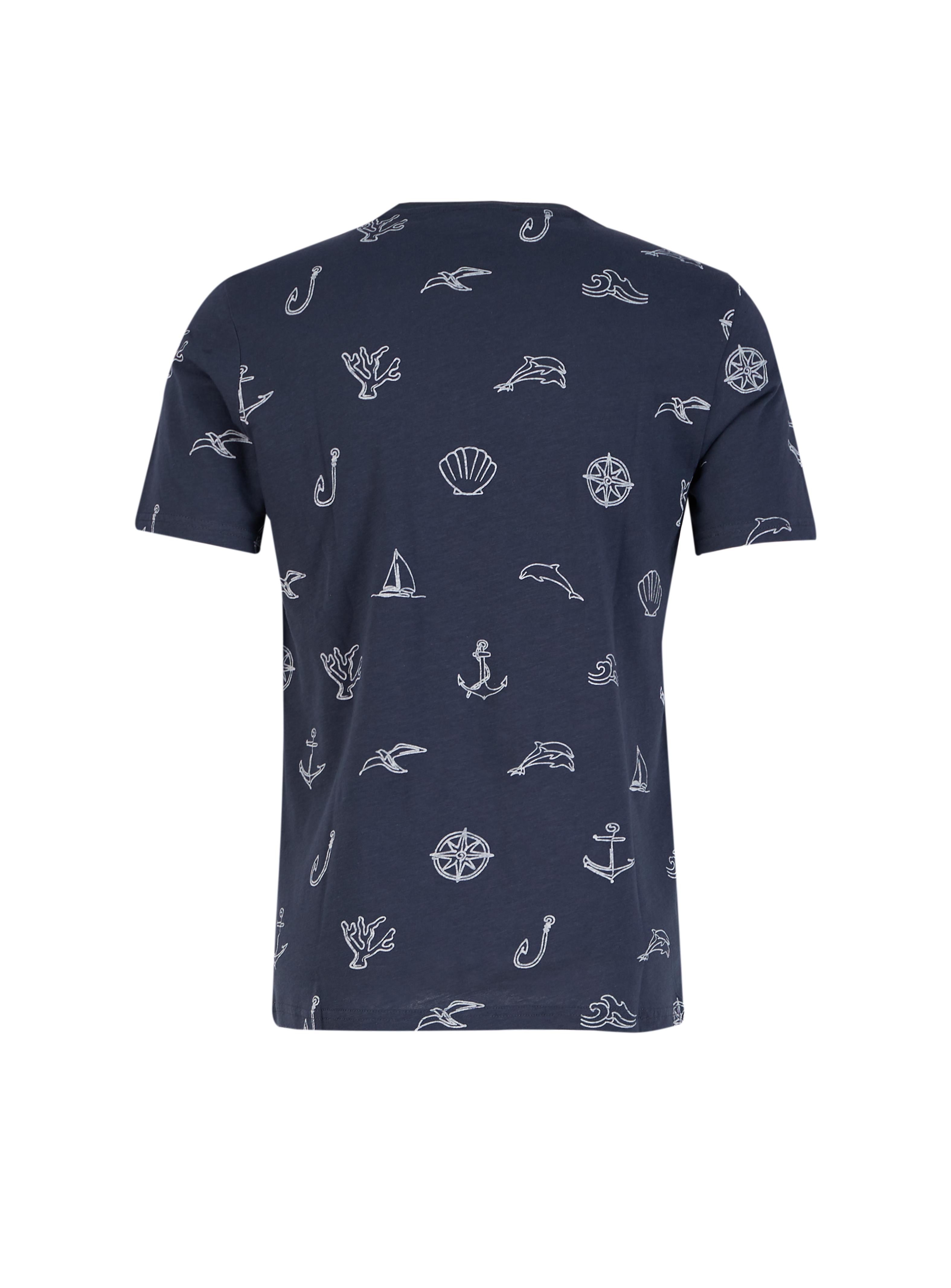 Hughes Erkek %100 Pamuk Bisiklet Yaka T-Shirt Antrasit