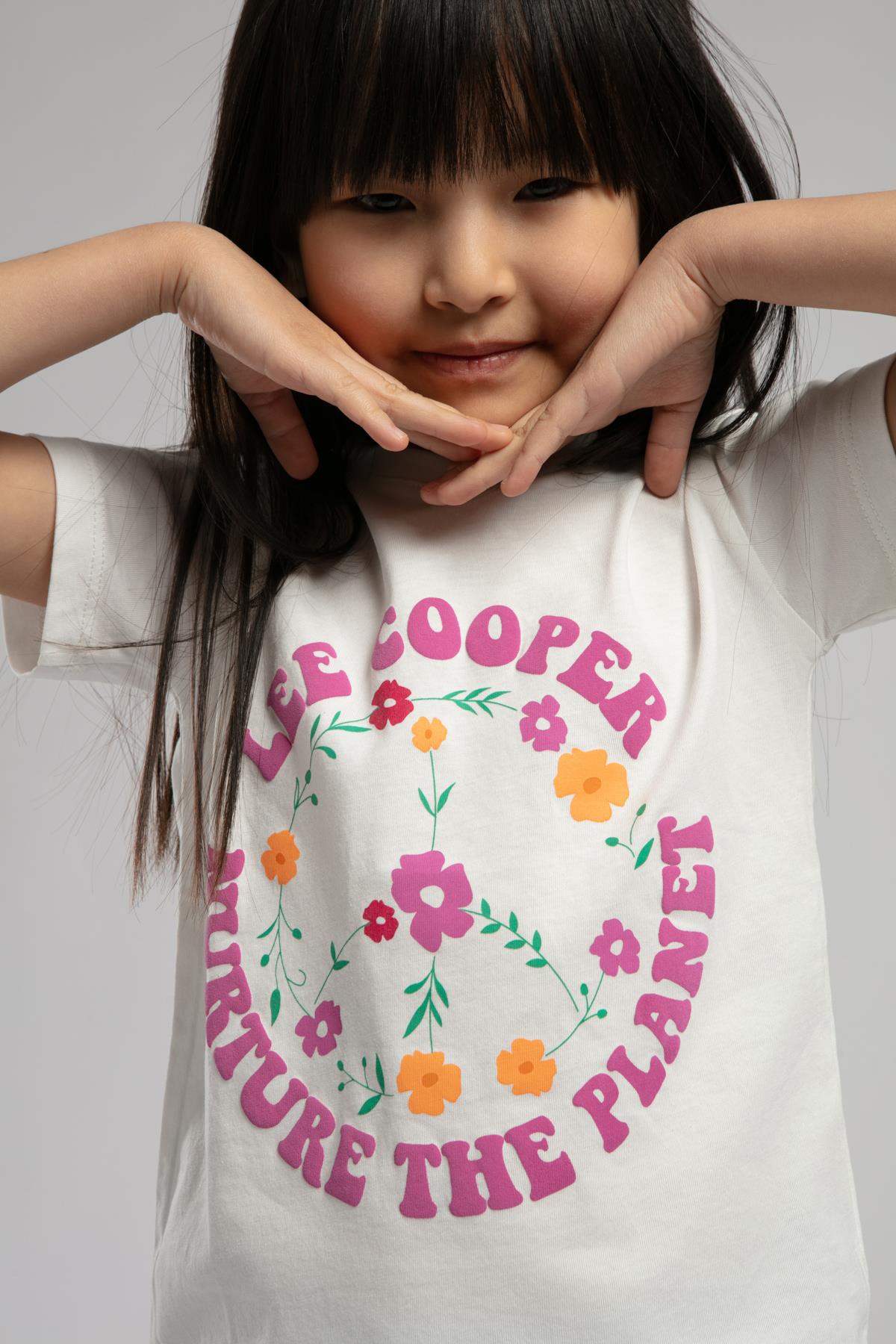 Imelda Kız Çocuk T-Shirt Ekru