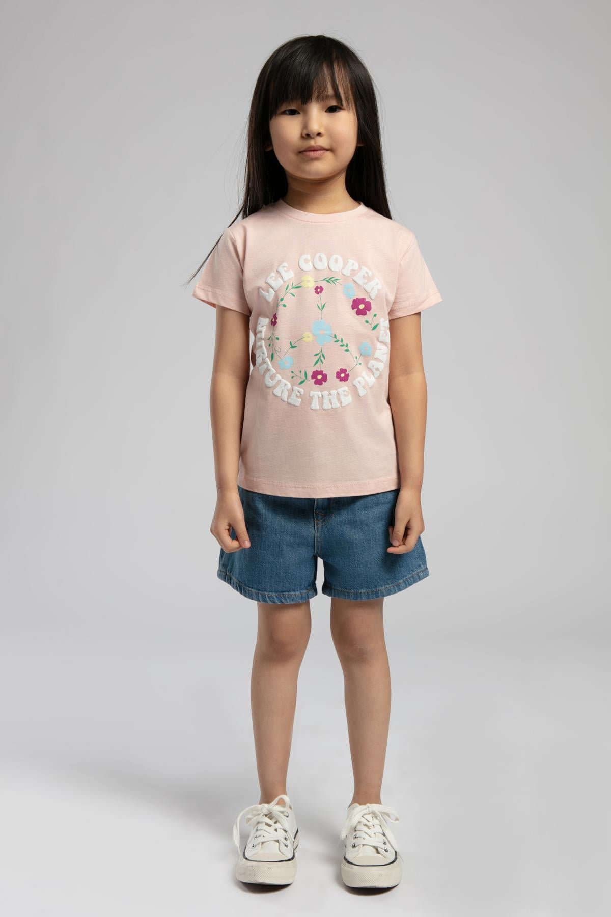 Imelda Kız Çocuk T-Shirt Pudra