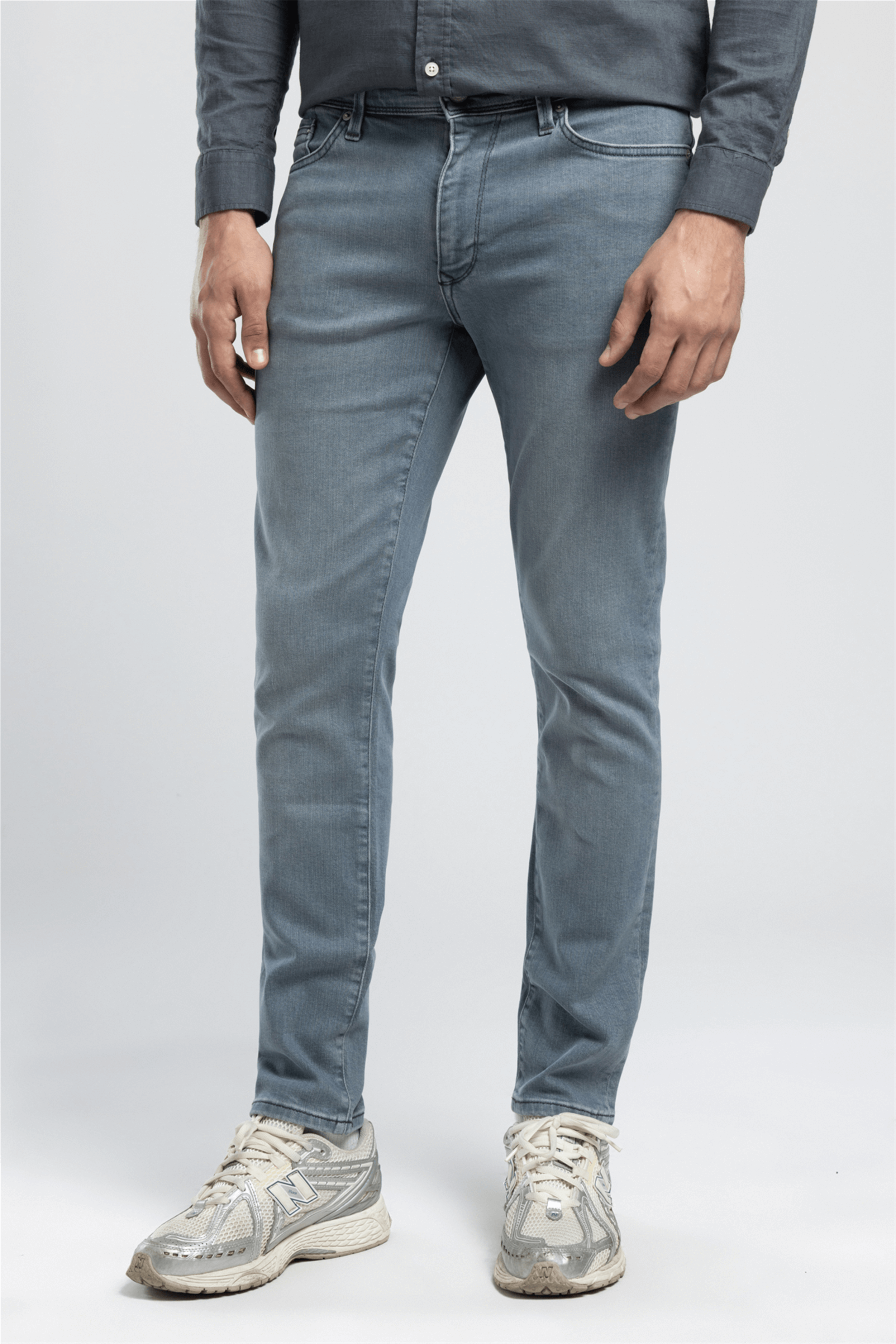 Jack Erkek Slim Fit Pamuklu Jean Pantolon Mavi