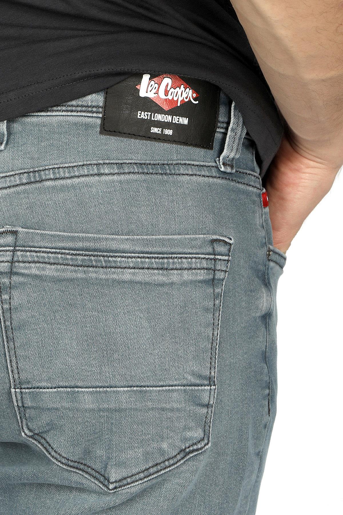 Jack Erkek Slım Dar Kesim Yüksek Bel Dar Paça Jean Pantolon Mavi