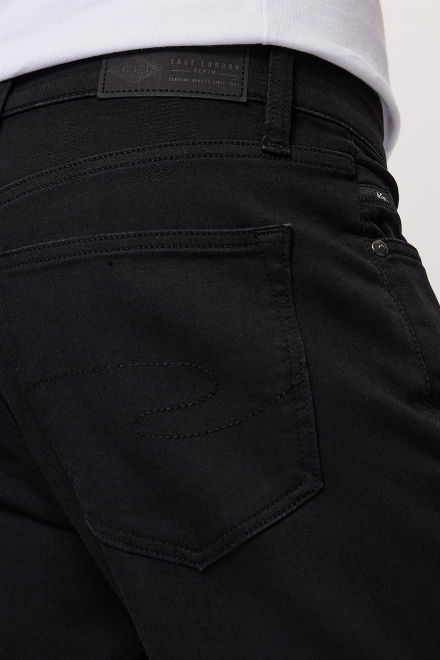 Jack Erkek Slım Dar Kesim Yüksek Bel Dar Paça Jean Pantolon Siyah