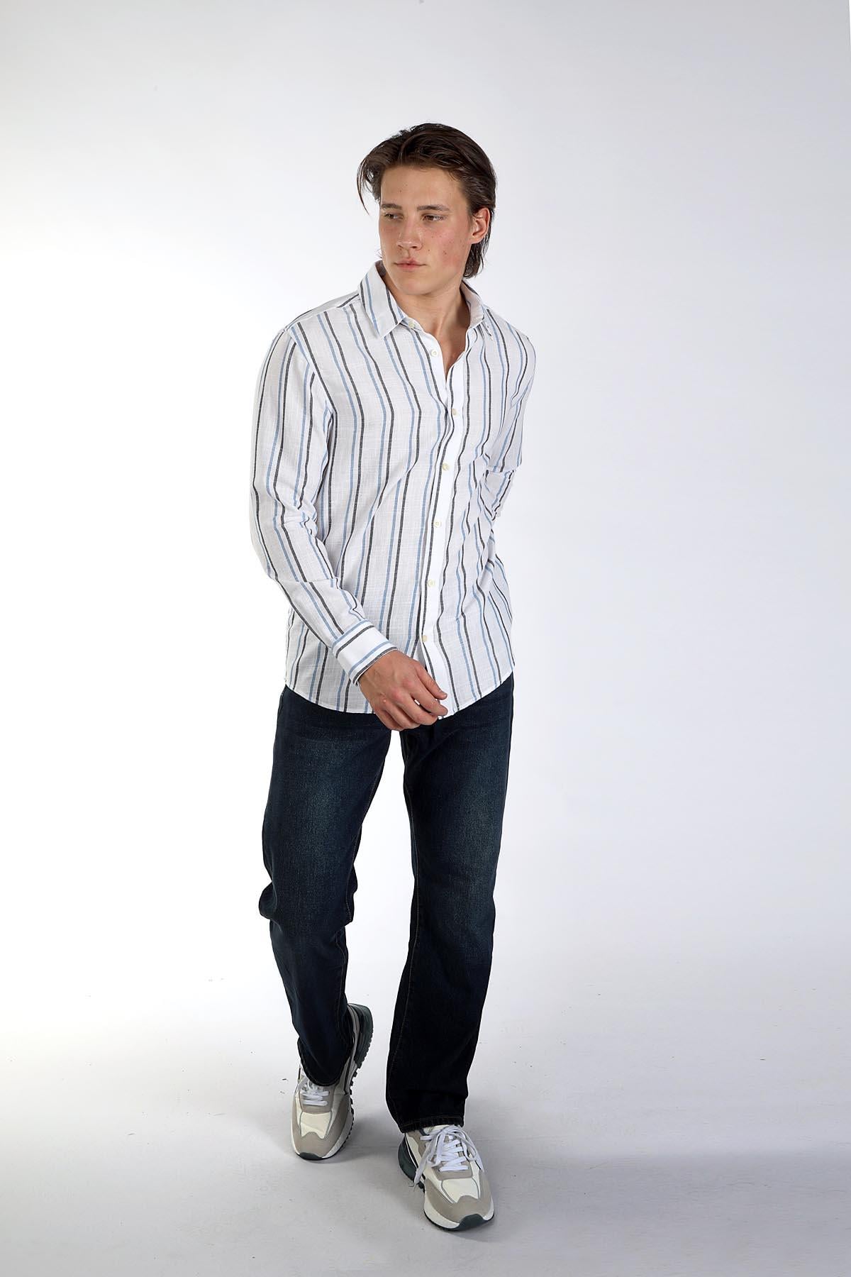 JACOB ERKEK U.KOL DOKUMA GÖMLEK