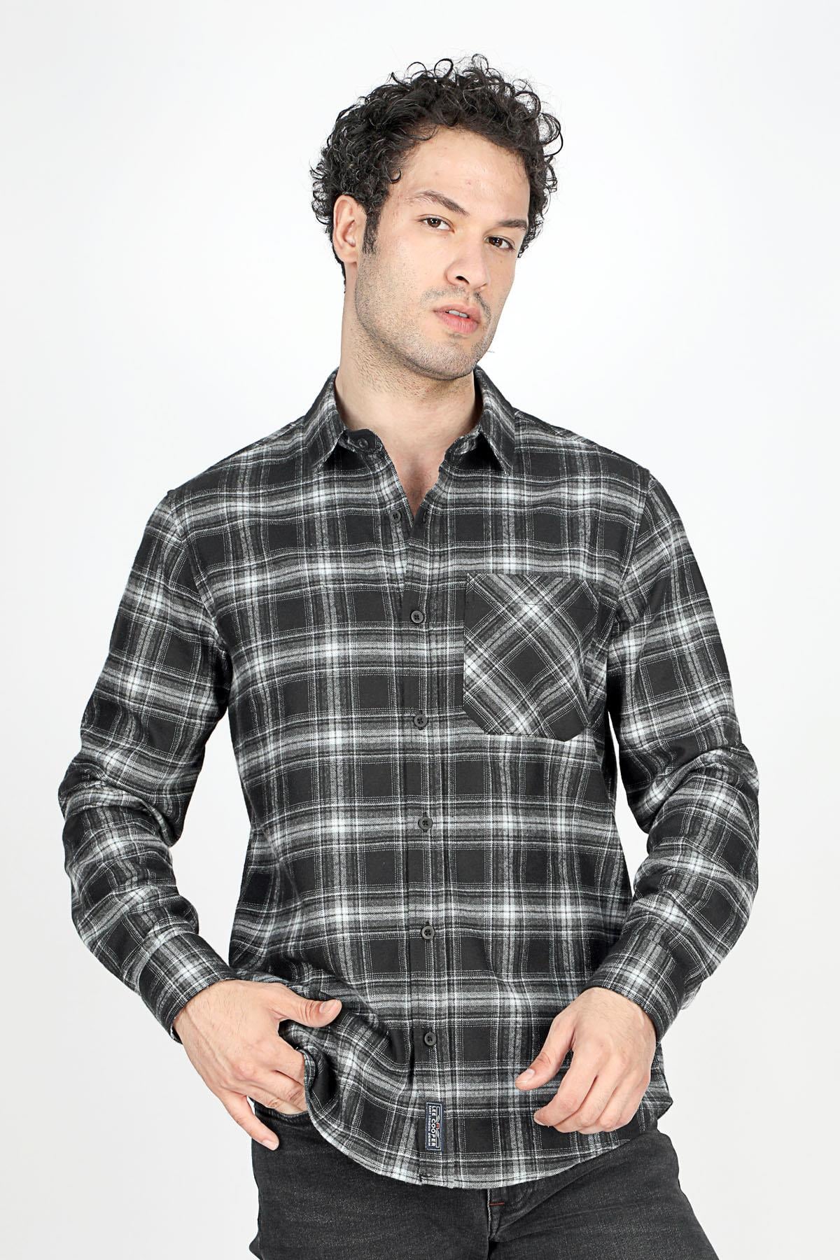 JADE ERKEK DOKUMA U.KOL GÖMLEK