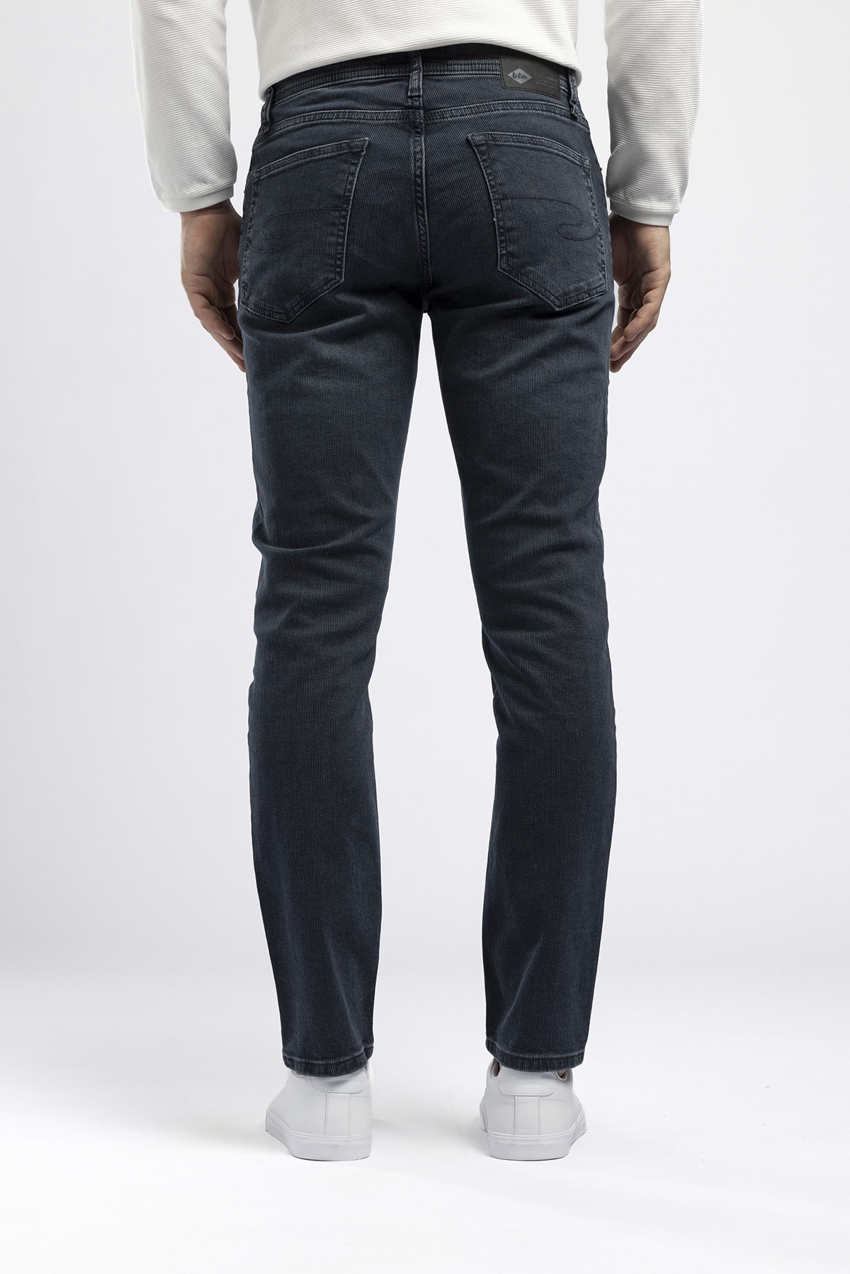 Jagger Erkek Slim Straight Normal Bel Jean Koyu Mavi