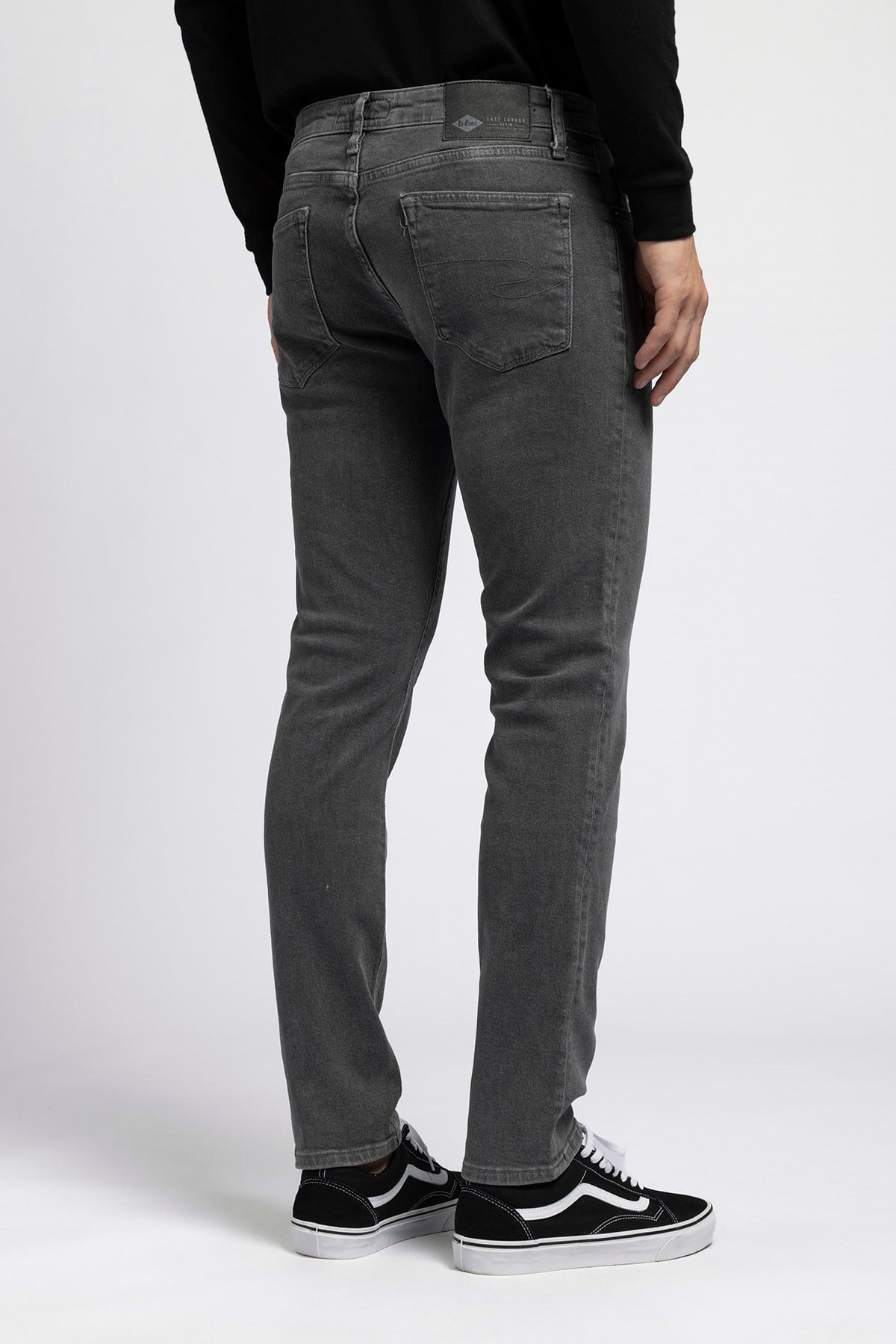 Jagger Erkek Slim Straight Normal Bel Dar Kesim Jean Gri