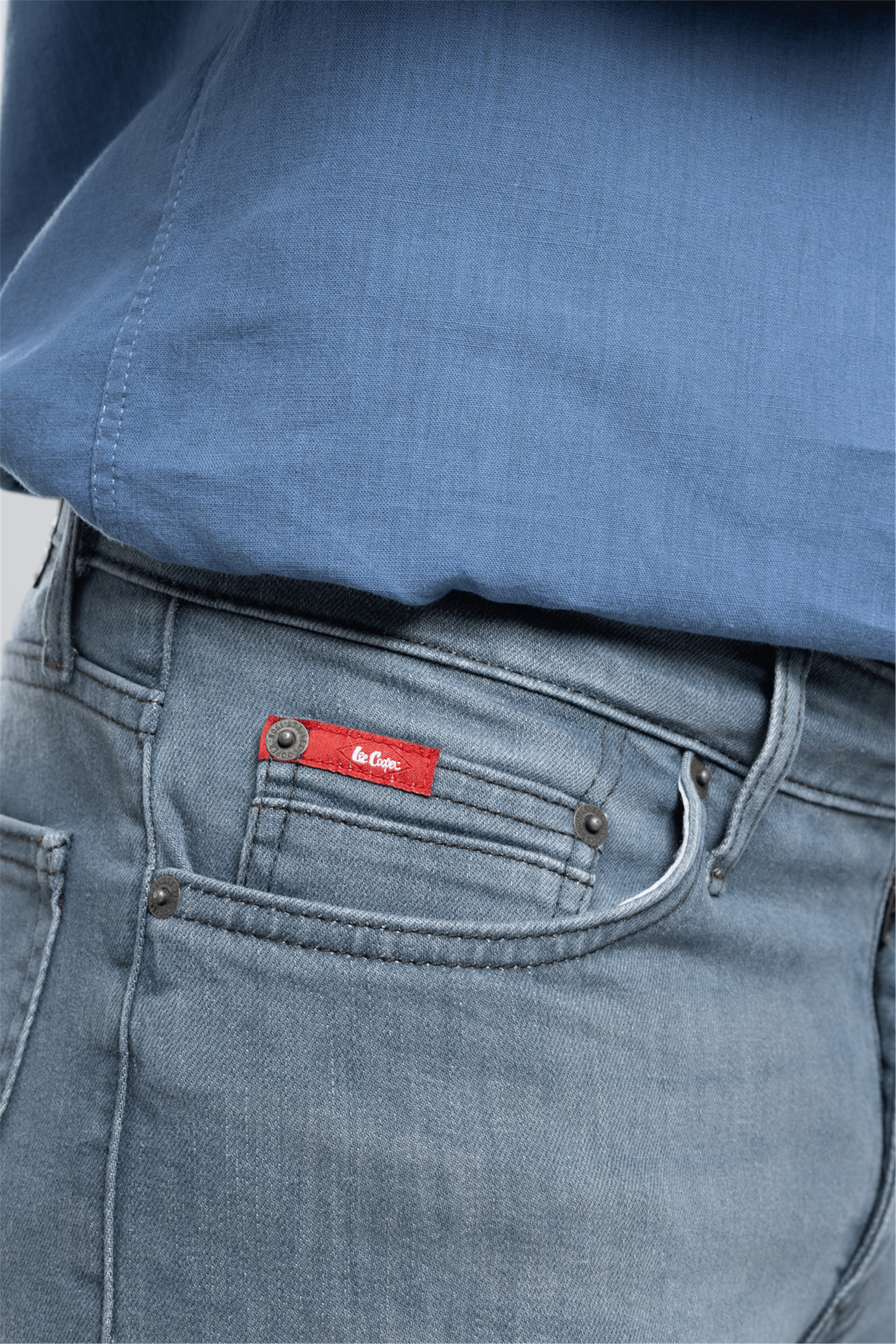 Jagger Erkek Slım Straıght Dar Kesim Normal Bel Düz Paça Jean Pantolon Gri