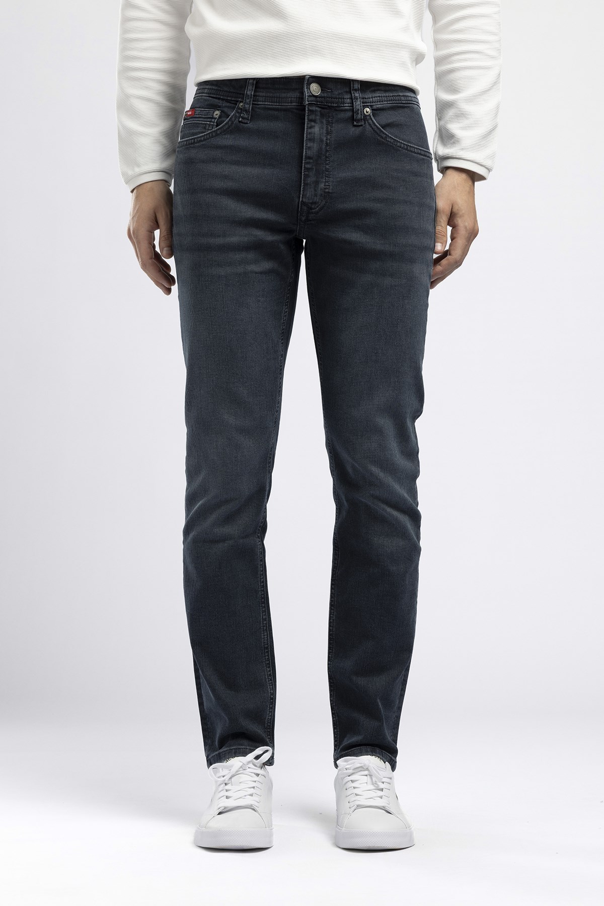 Jagger Erkek Slim Straight Normal Bel Jean Koyu Mavi