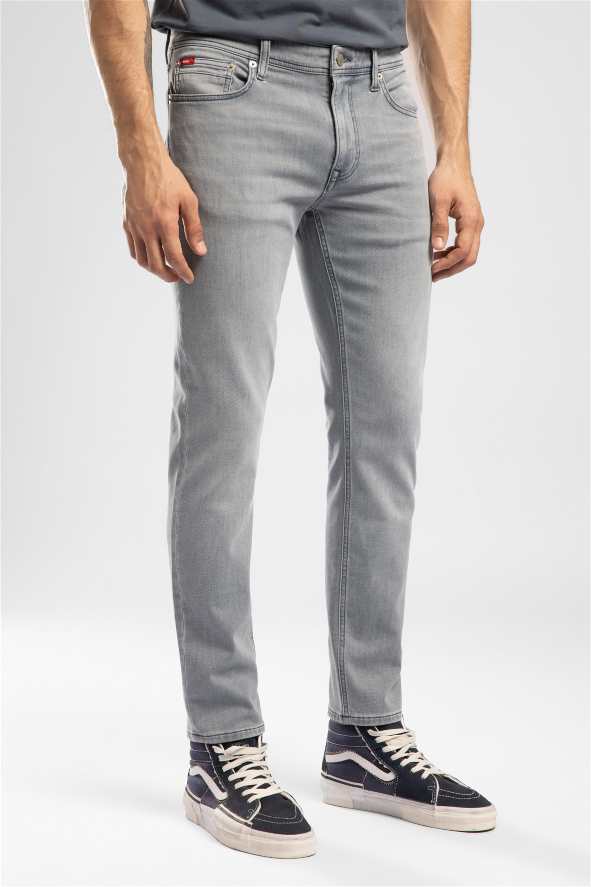Jagger Erkek Slim Straight Fit Jean Pantolon Gri