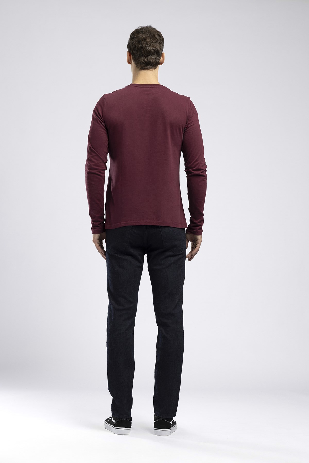 Jagger Erkek Slim Straight Normal Bel Dar Kesim Jean Siyah