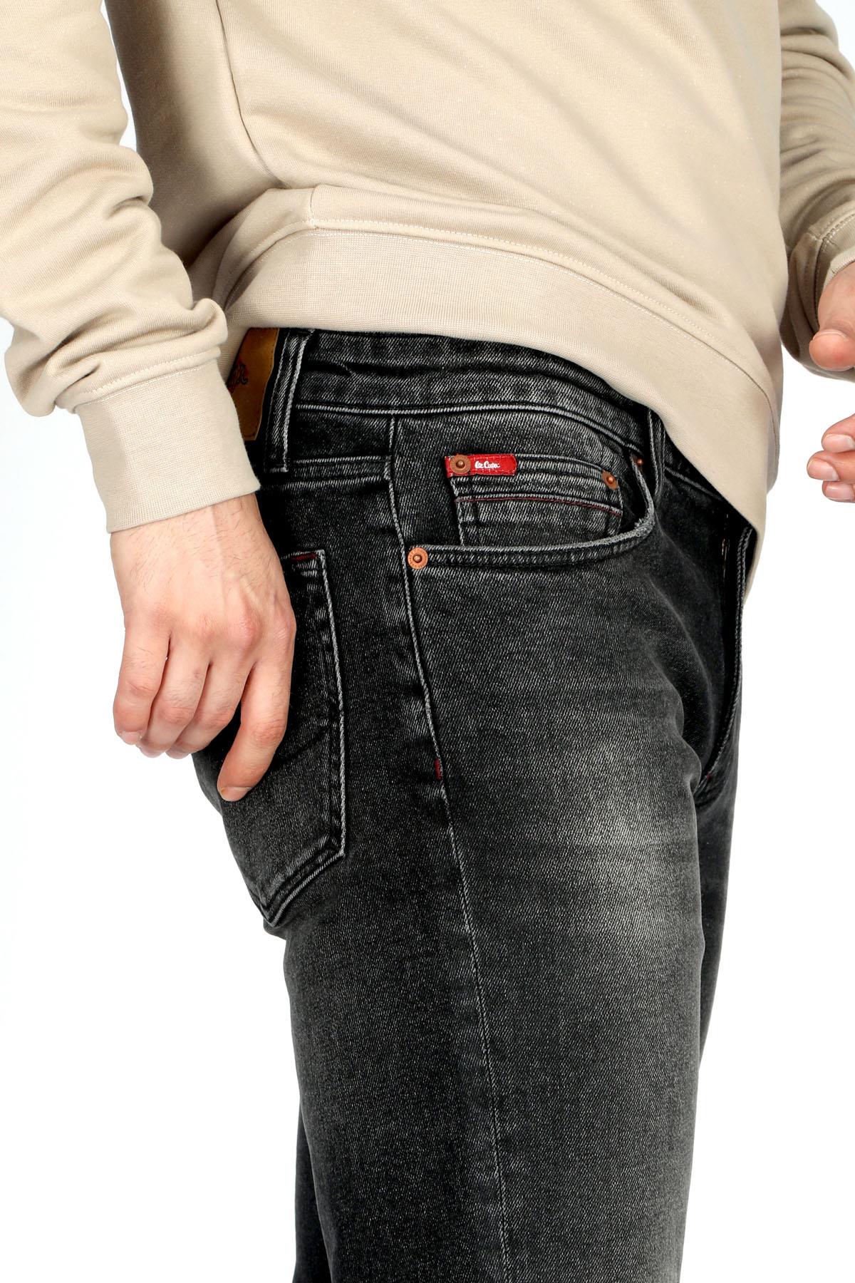 Jagger Erkek Slım Straıght Dar Kesim Normal Bel Düz Paça Jean Pantolon Antrasit