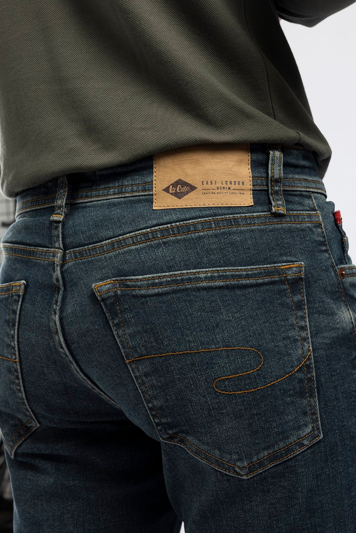 Jagger Erkek Slim Straight Jean Normal Bel Dar Kesim Jean Mavi