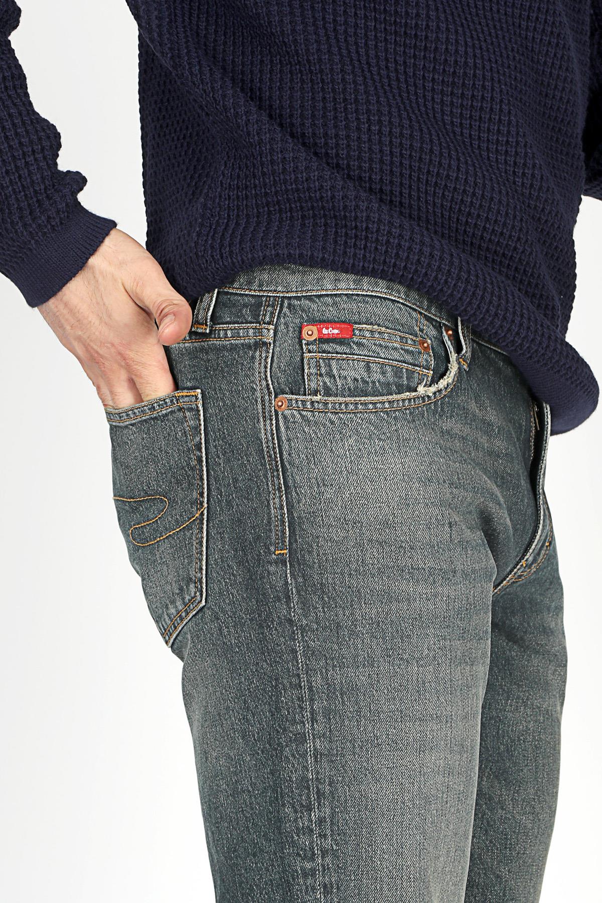 Jagger Erkek Slım Straıght Dar Kesim Normal Bel Düz Paça Jean Pantolon Mavi