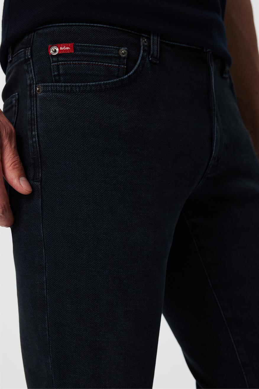 Jagger Erkek Slım Straıght Dar Kesim Normal Bel Düz Paça Jean Pantolon Mavi