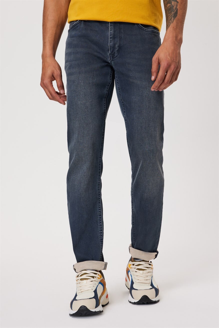 Jagger Erkek Jean Pantolon Judas Wash