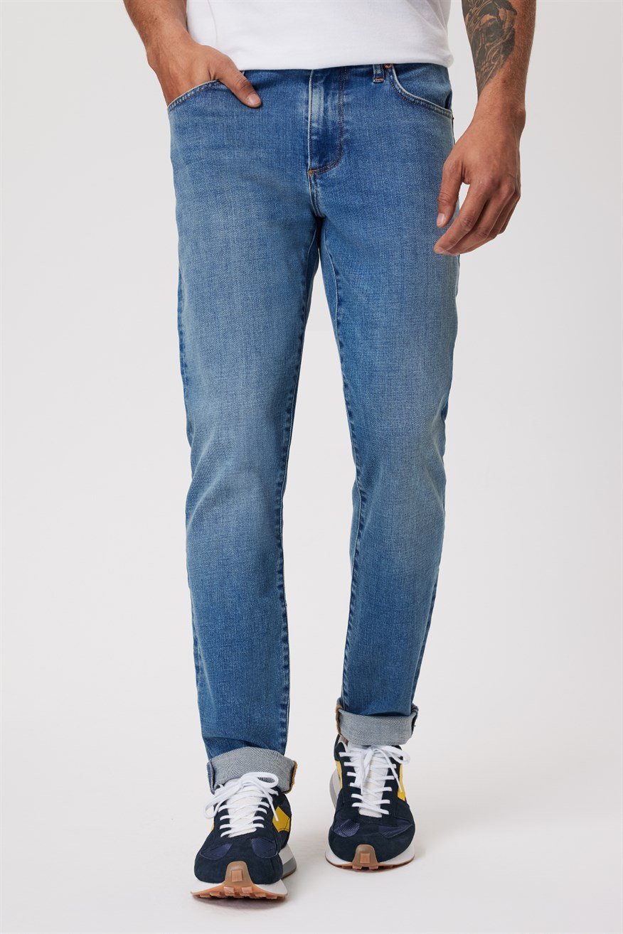Jagger Erkek Jean Pantolon Neretva Blue Lıght