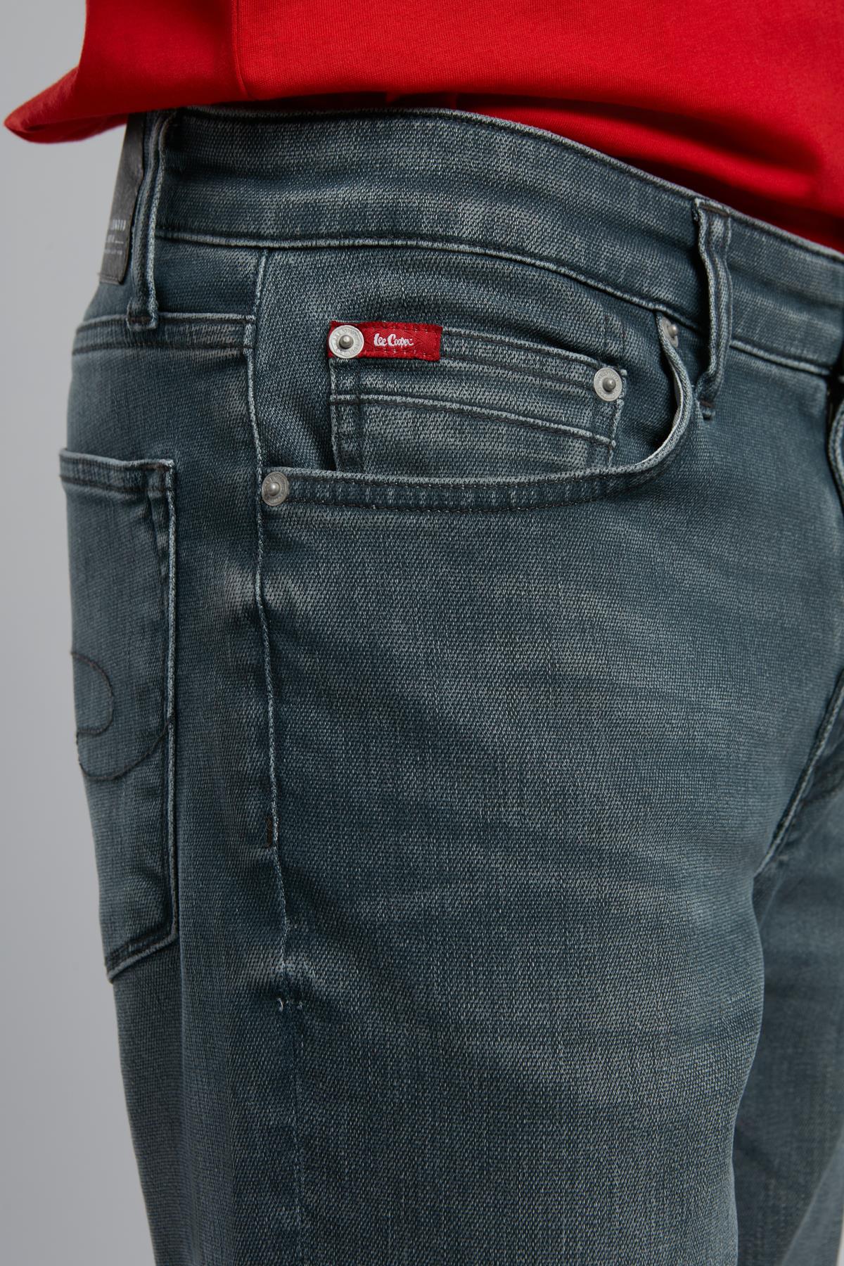 Jagger Erkek Slım Straıght Dar Kesim Normal Bel Düz Paça Jean Pantolon Gri
