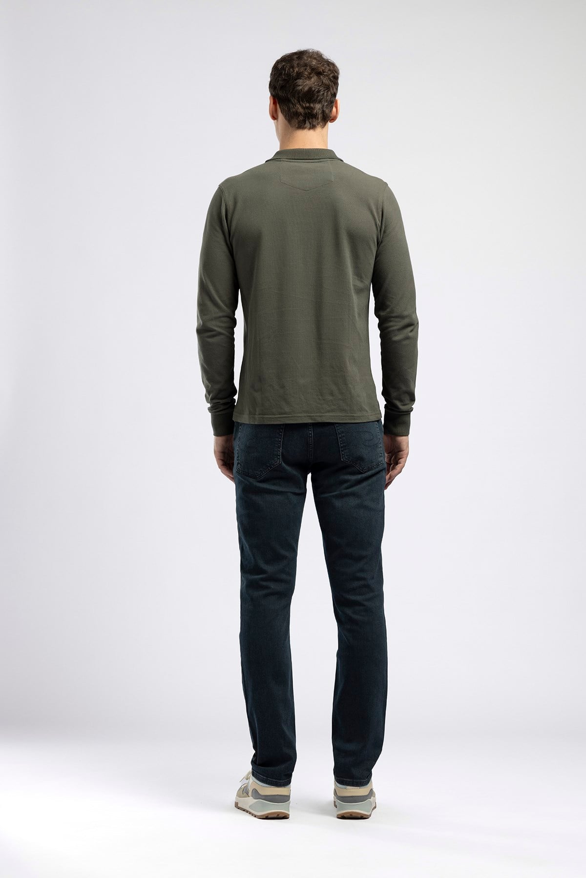 Jagger Erkek Slim Straight Tam Kalıp Jean Mavi