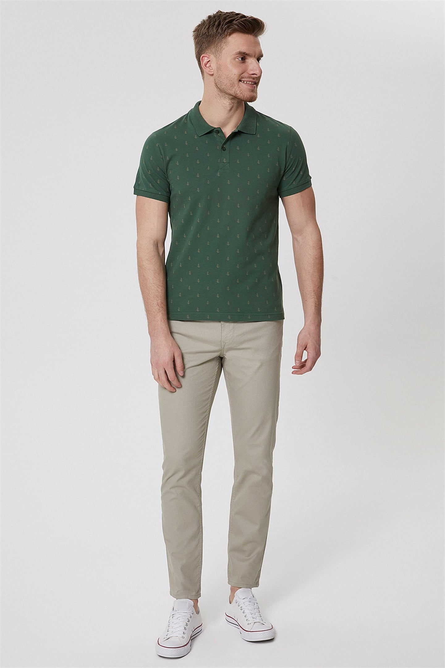 JAGGER ND 2 ERKEK DOKUMA SLIM STRAIGHT PANTOLON