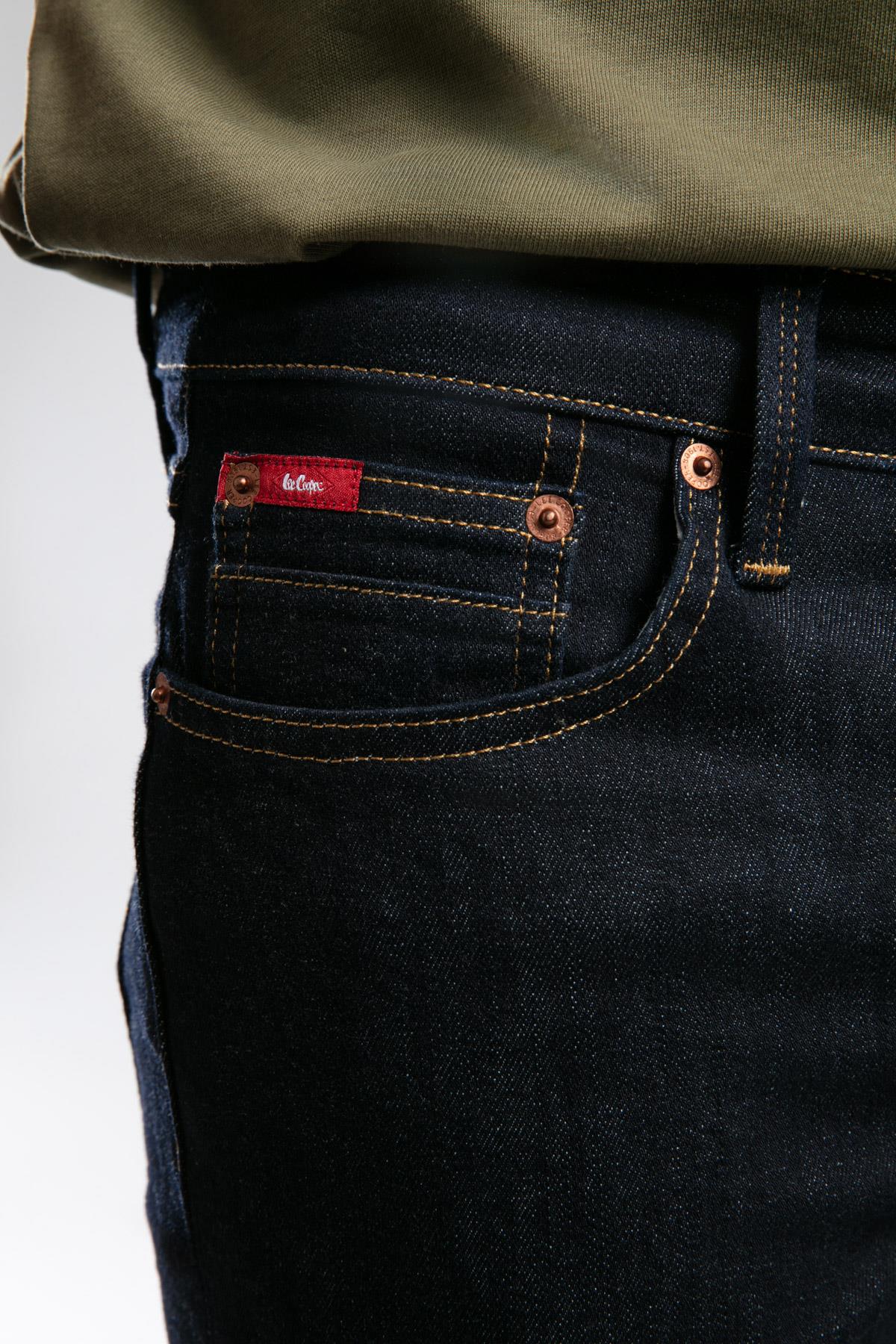 Jagger Erkek Slım Straıght Dar Kesim Normal Bel Düz Paça Jean Pantolon Mavi
