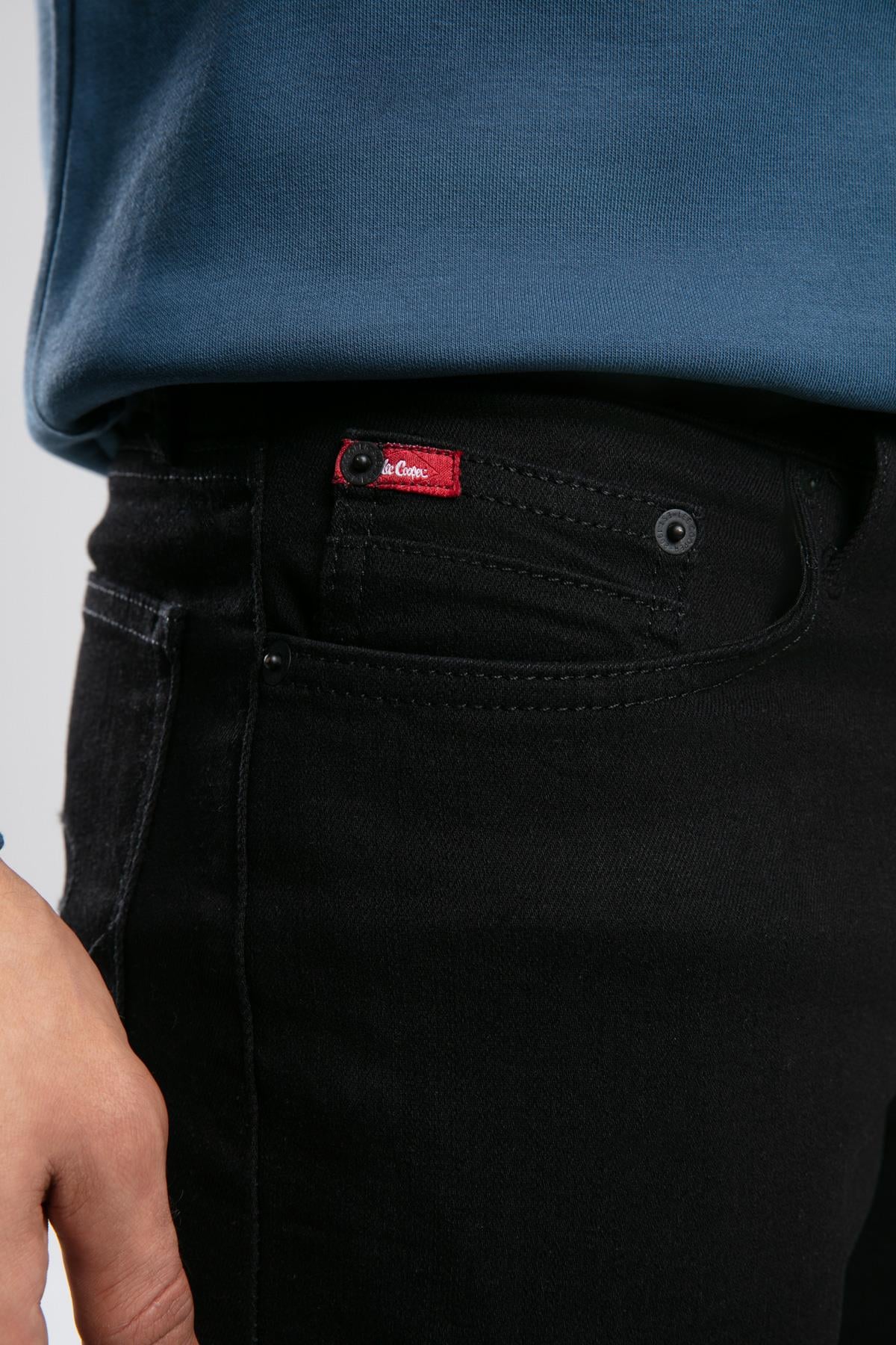 Jagger Erkek Slım Straıght Dar Kesim Normal Bel Düz Paça Jean Pantolon Siyah