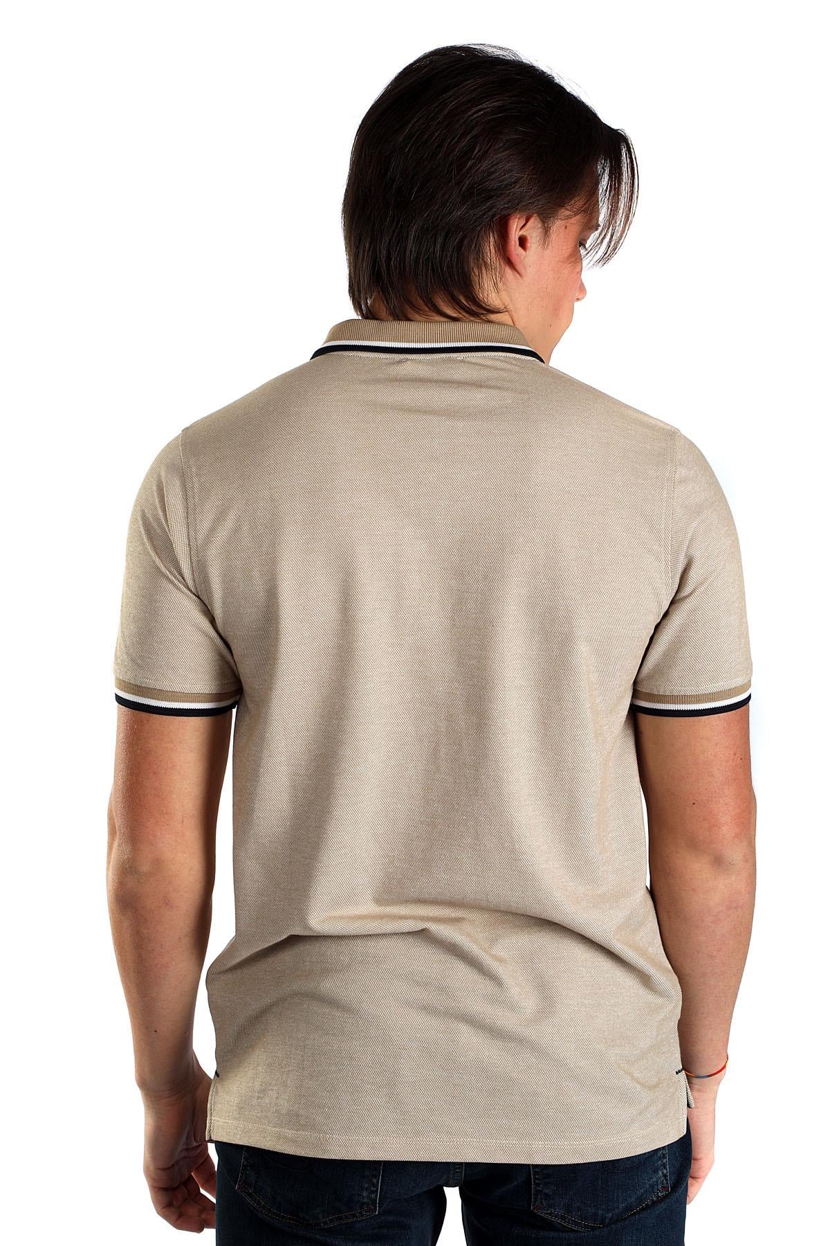 Jasec Erkek Pike Polo Yaka T-Shirt Bej