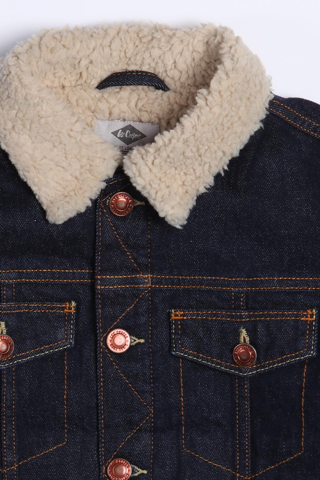 Jasper 2 Erkek Çocuk Jean Ceket Mavi