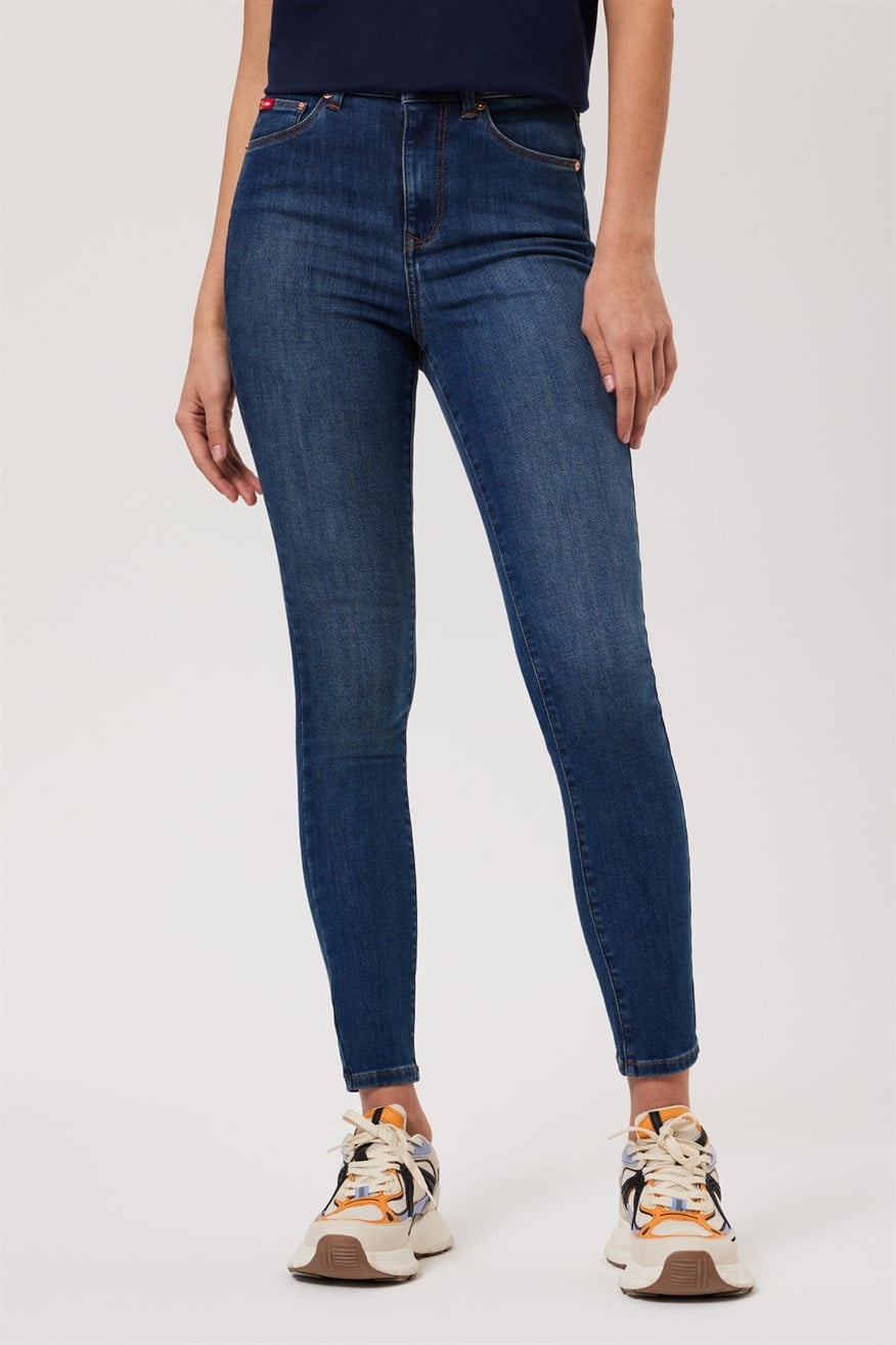Jaycee Kadın Jean Pantolon Blue Stone