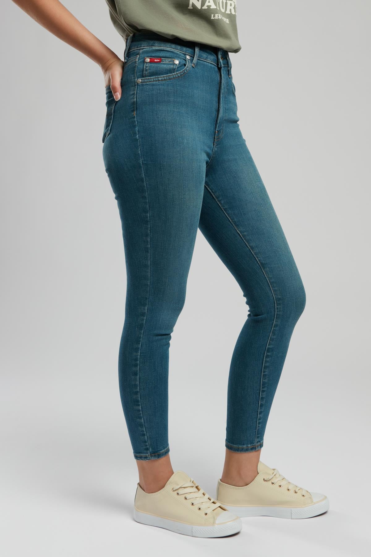 Jaycee Kadın Jean Pantolon Copper Blue Mıd
