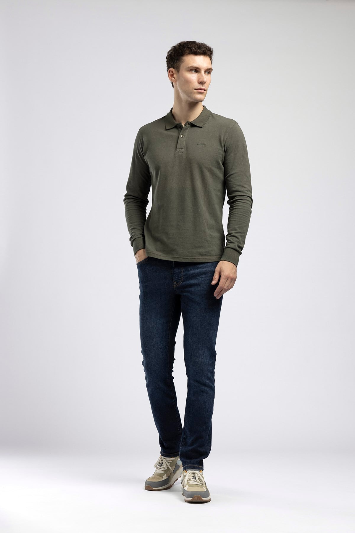 Jeff Erkek Skinny Fit Normal Bel Dar Paça Jean Lacivert