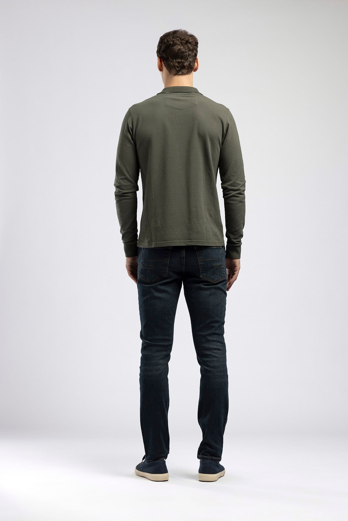 Jeff Erkek Skinny Fit Normal Bel Dar Paça Jean Mavi