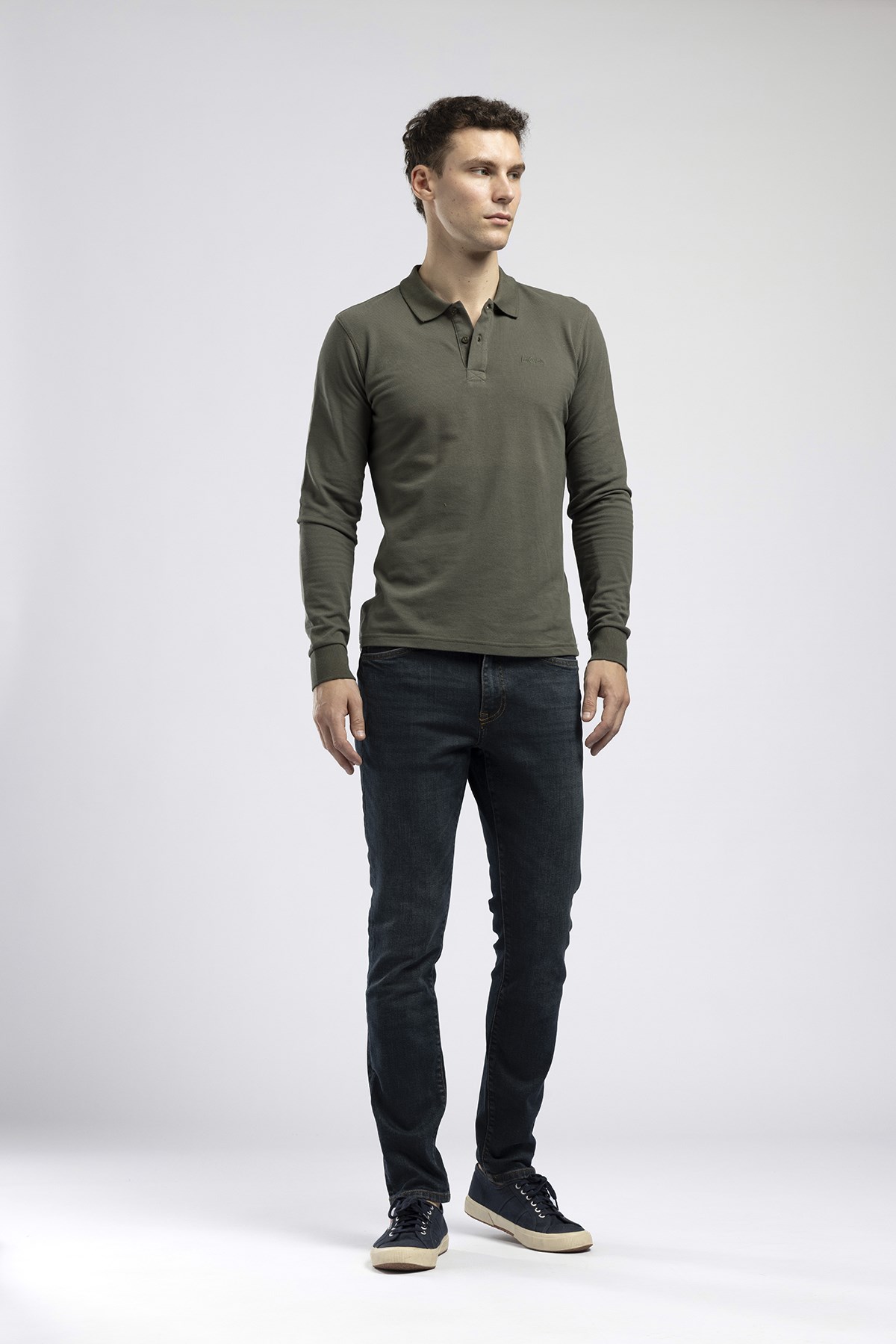 Jeff Erkek Skinny Fit Normal Bel Dar Paça Jean Mavi