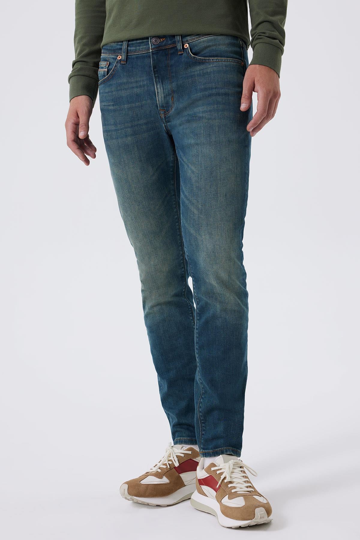 Jeff Erkek Jean Pantolon Ferb Nıle Blue Stone 