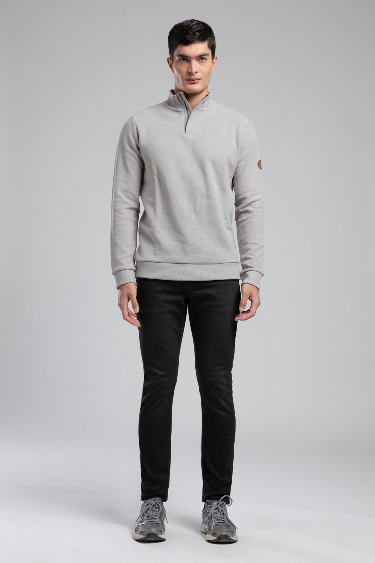 Jeff Normal Bel Dar Kesim Çok Dar Paça Siyah Erkek Jean Pantolon