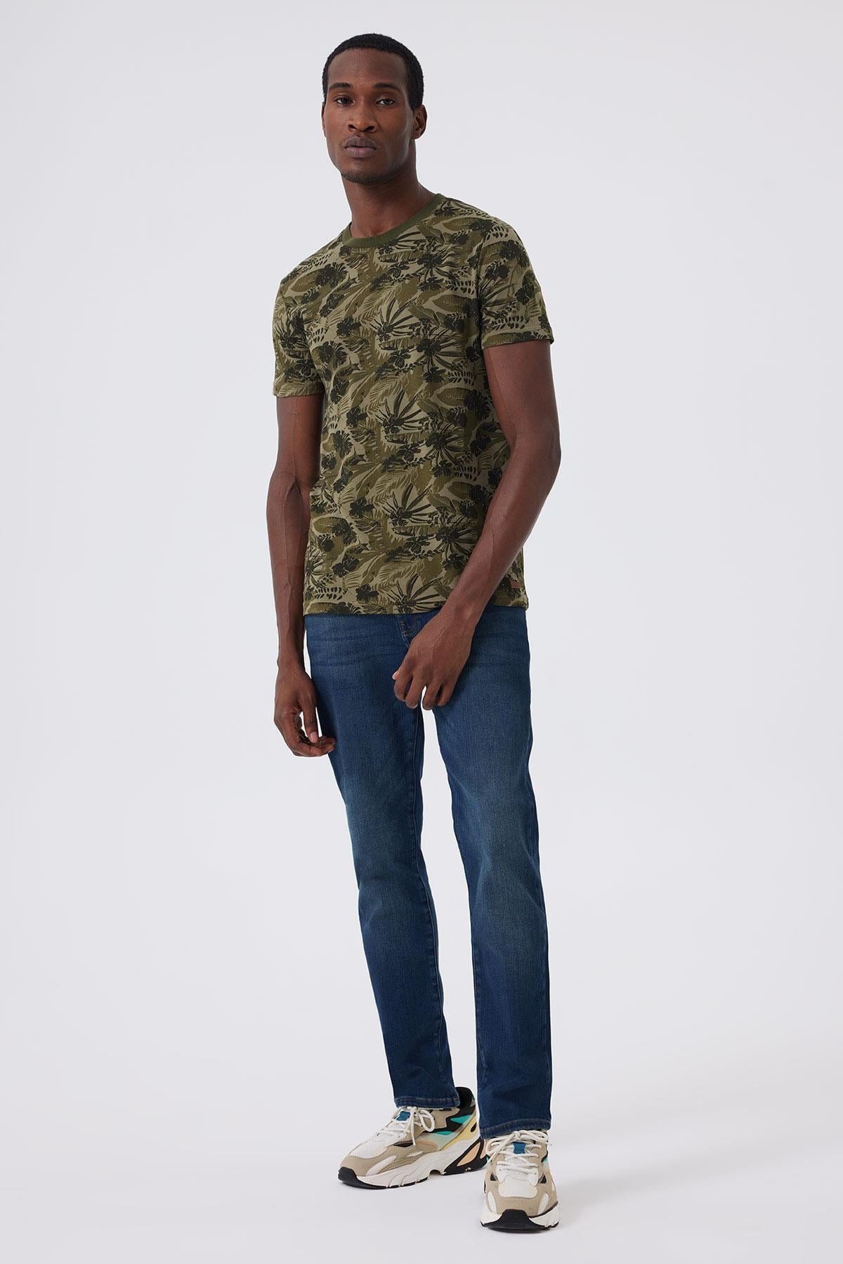 Joseph 1 Erkek %100 Pamuk Polo Yaka Pike T-Shirt Haki