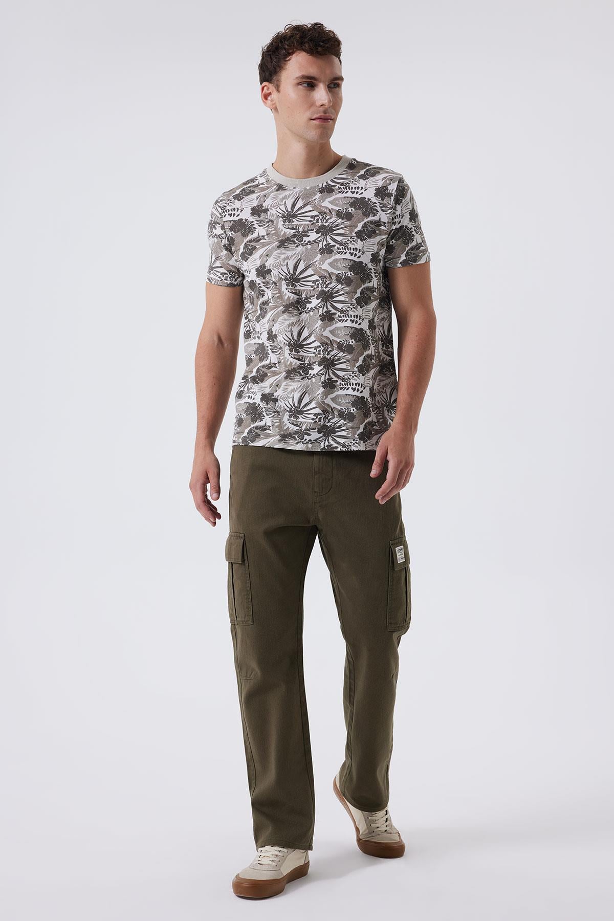 Joseph 1 Erkek %100 Pamuk Polo Yaka Pike T-Shirt Kirik Beyaz