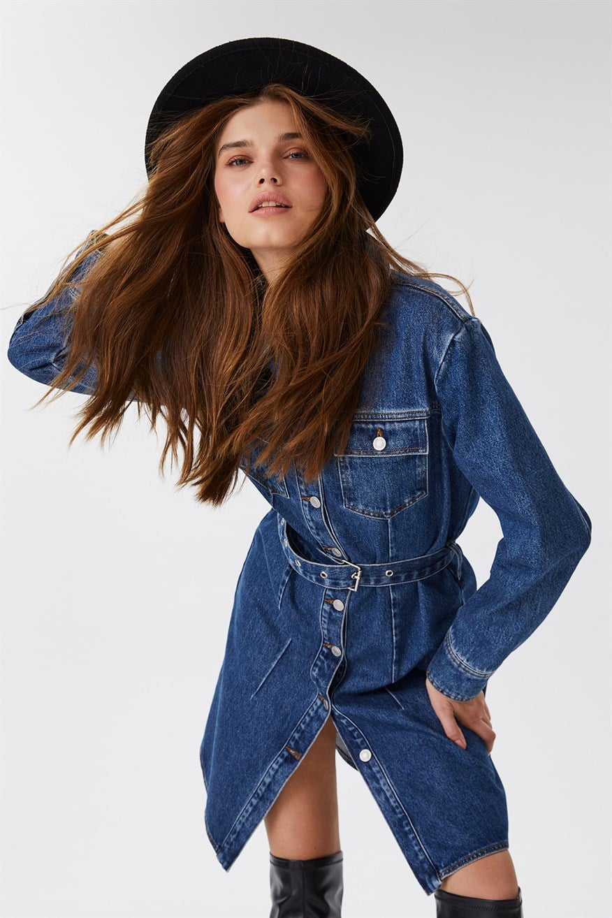 JULIA KADIN JEAN ELBİSE