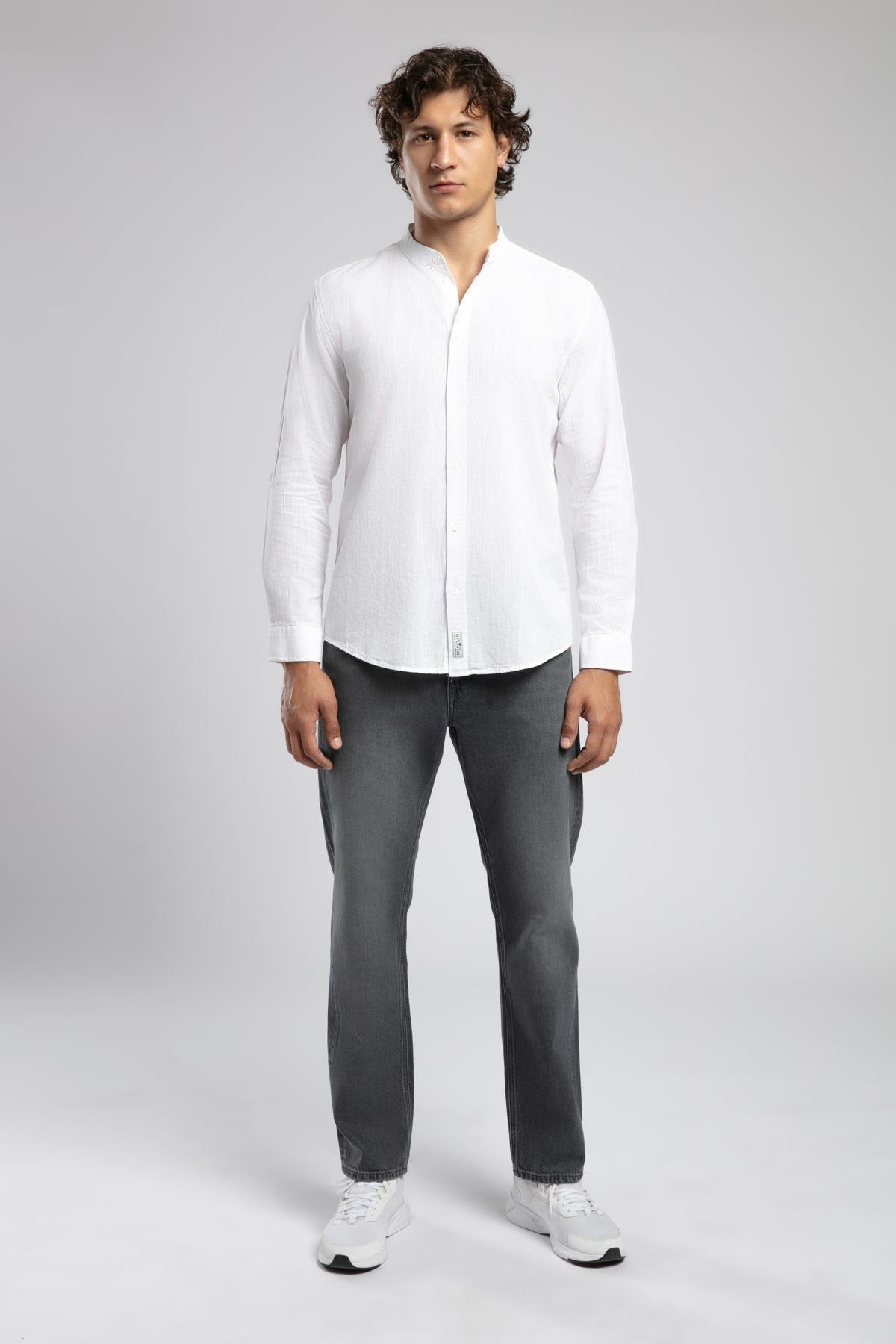 Julsa Erkek U.Kol Dokuma Gömlek