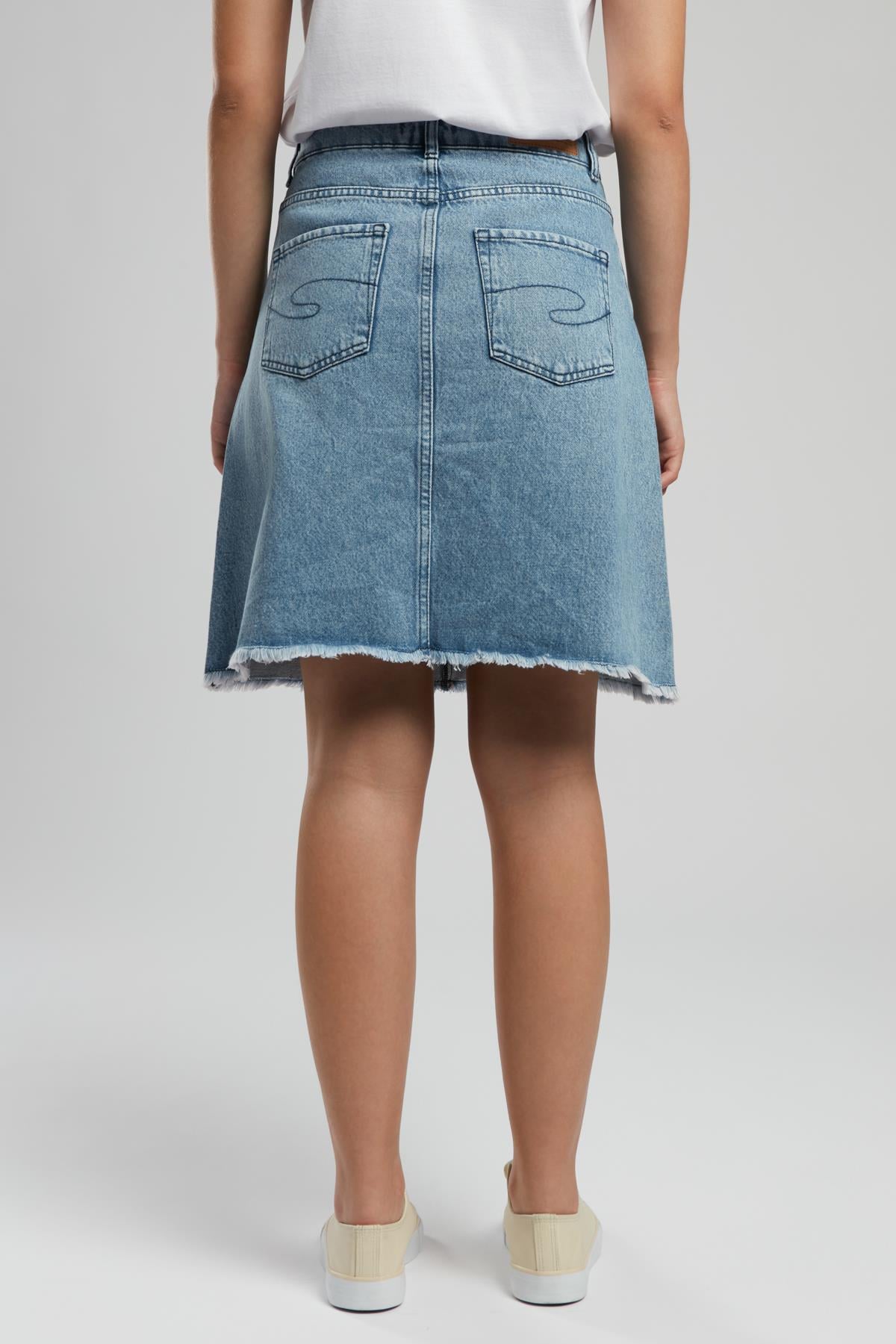 Kaylie Kadın Jean Etek Denim