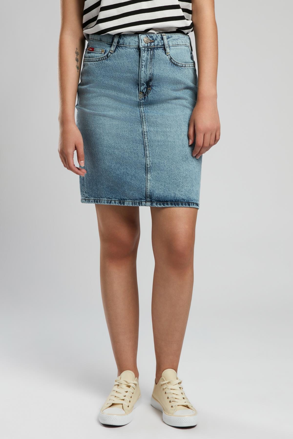 Lami 2 Kadın Jean Etek