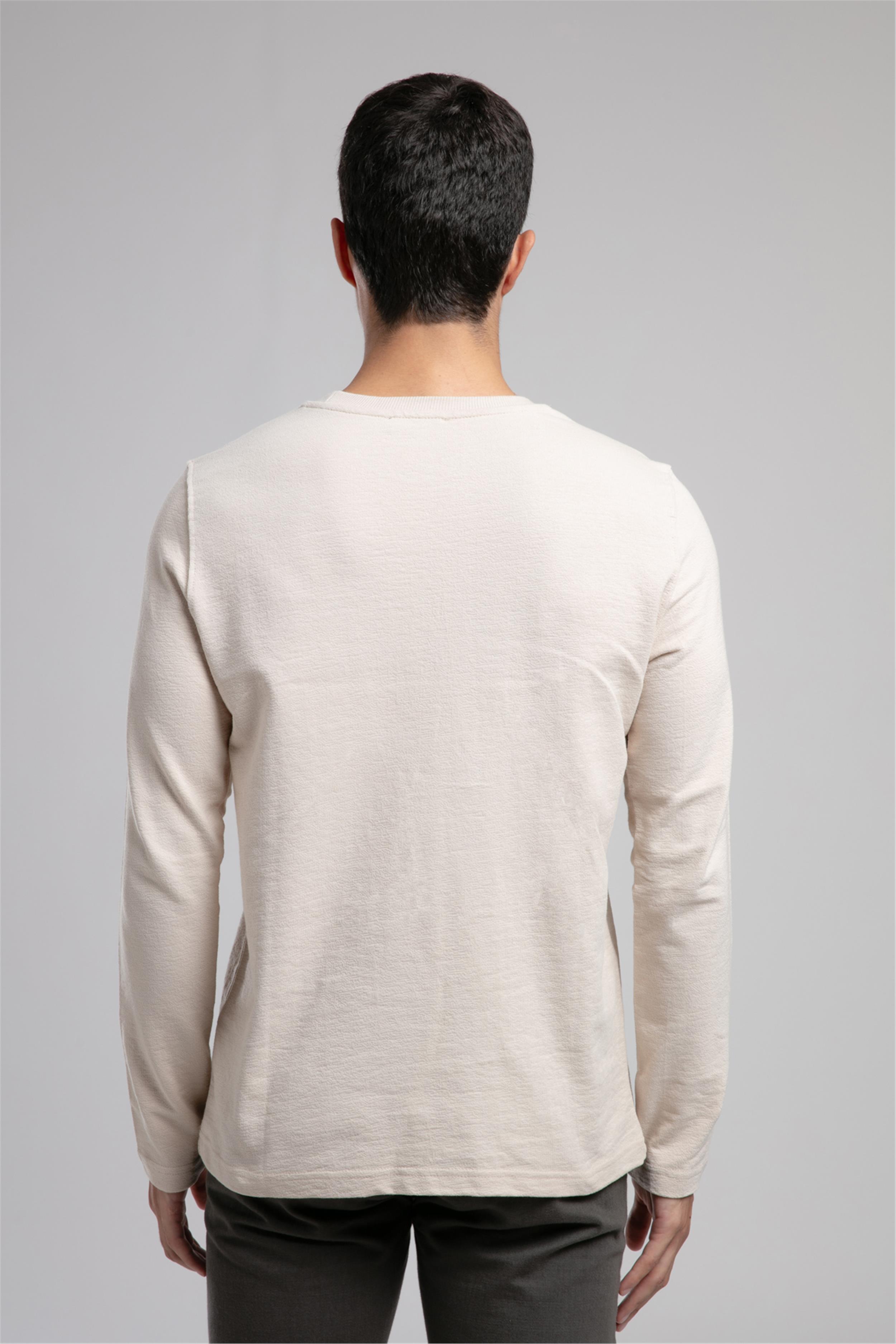 Lecosa Erkek O Yaka Sweatshirt Bej