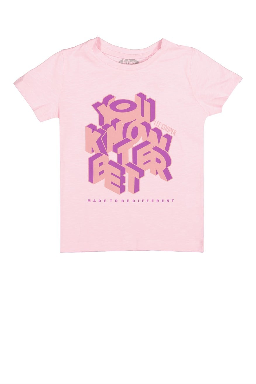 Lego Erkek Çocuk Bisiklet Yaka T-Shirt Pembe