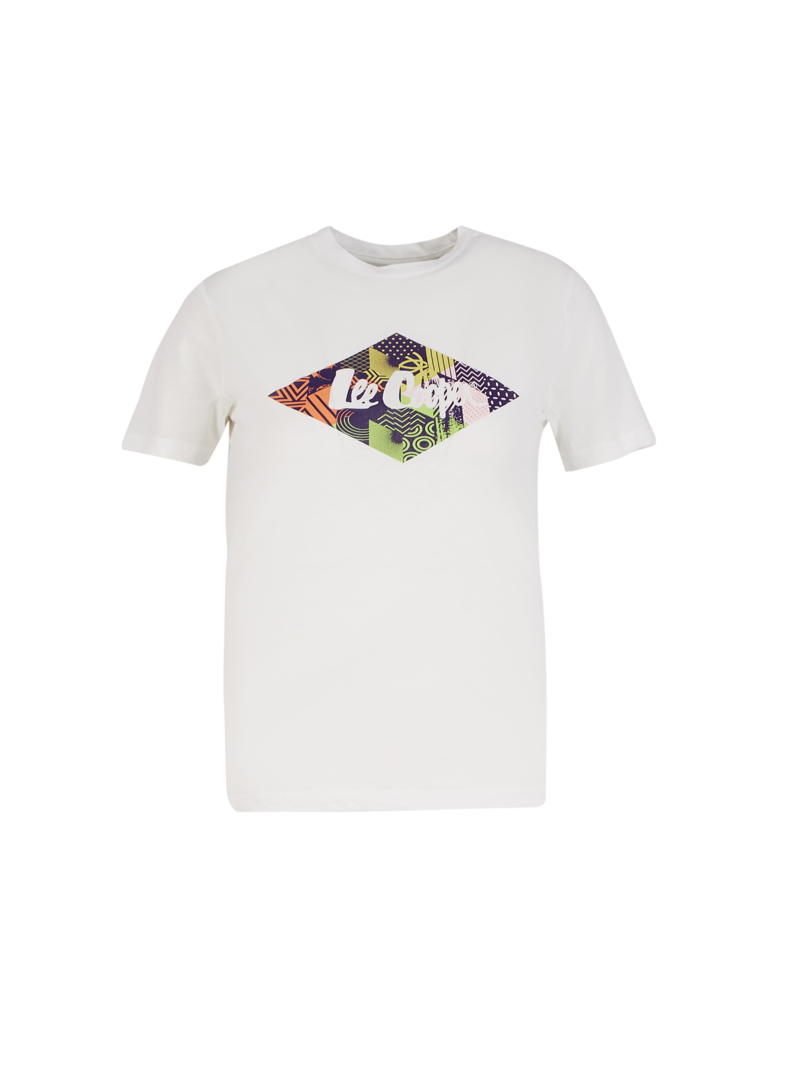 Leoni Kadın Bisiklet Yaka T-Shirt Off White