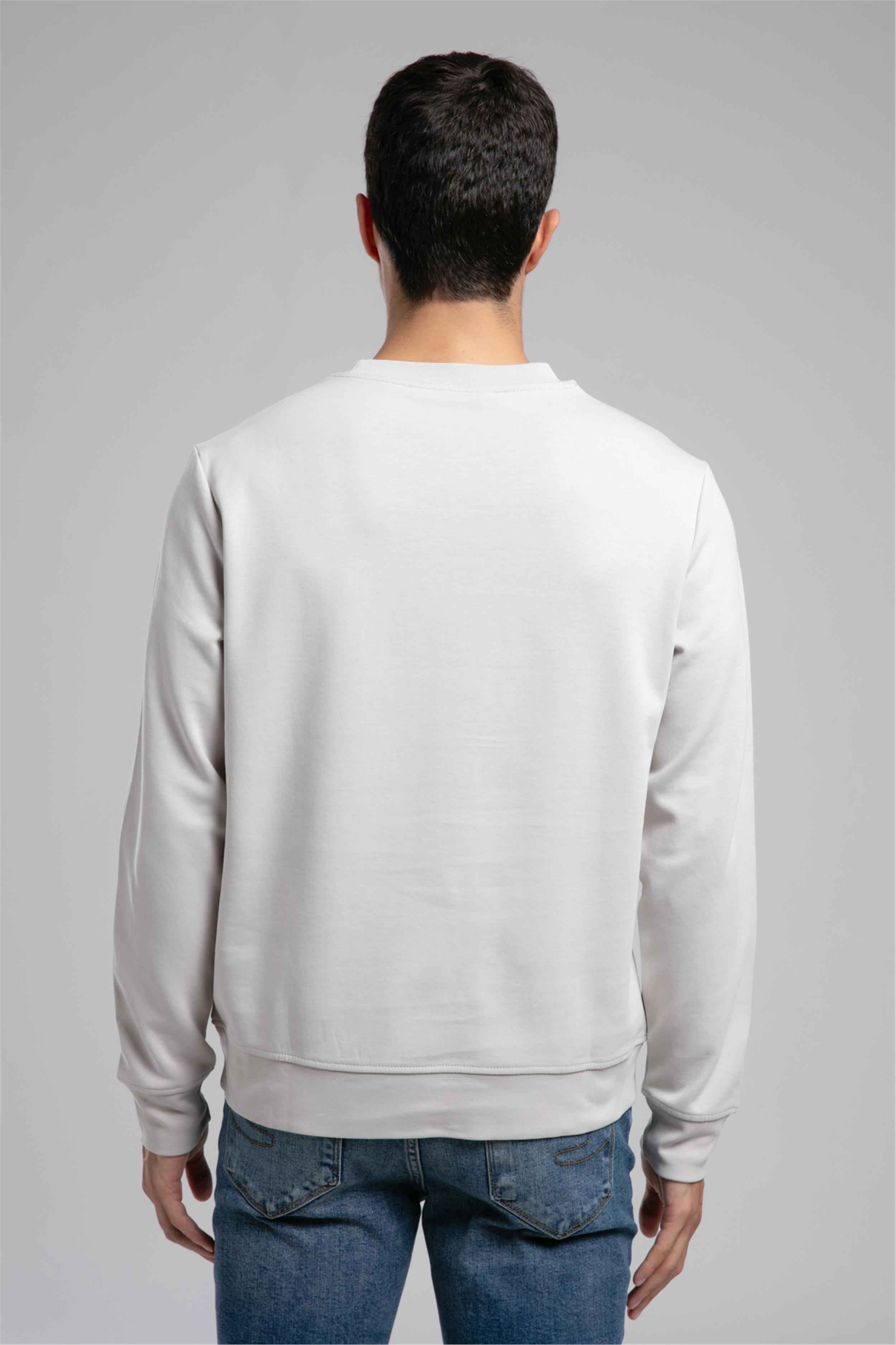 Livos Erkek O Yaka Sweatshirt Taş