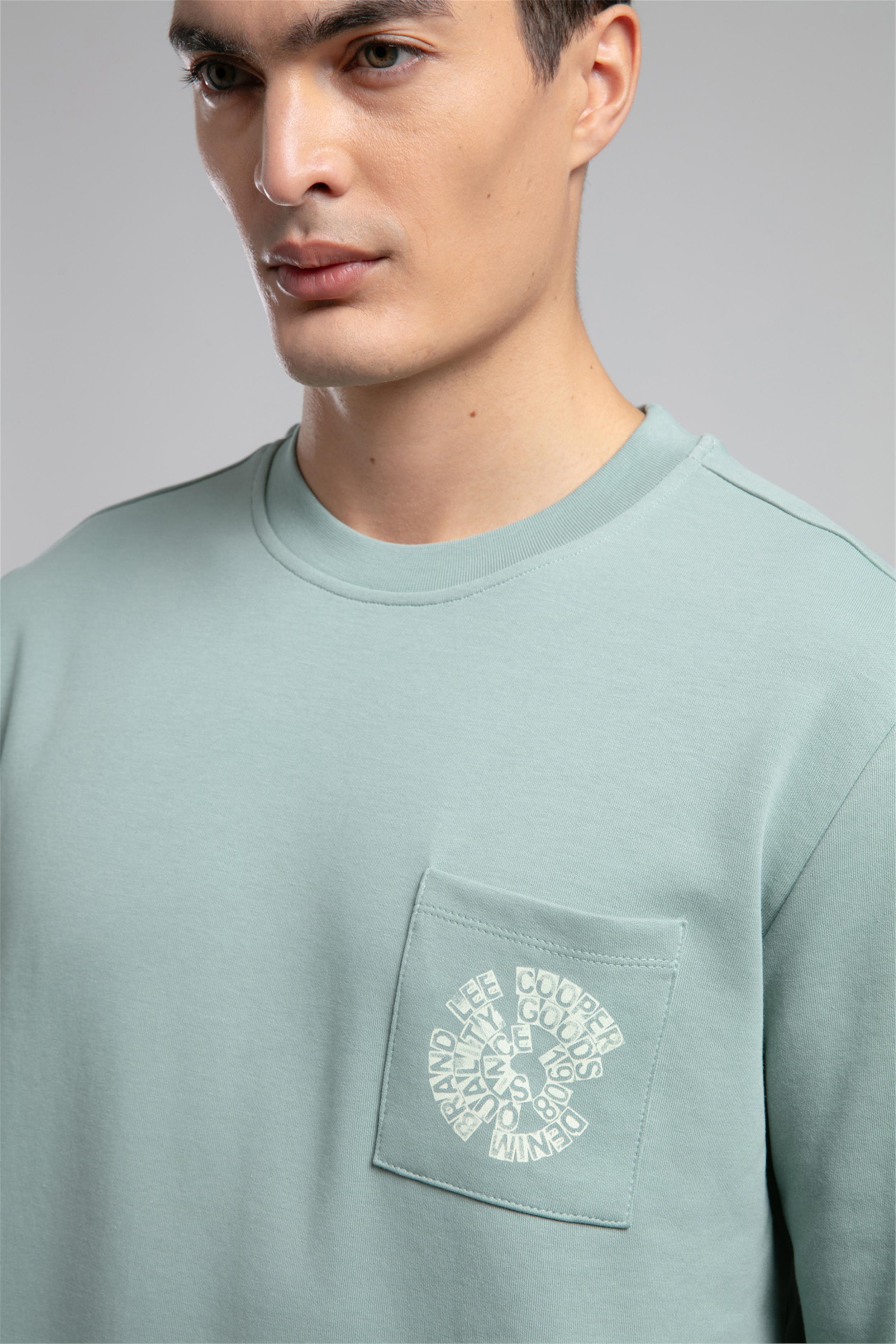 Livos Erkek O Yaka Sweatshirt Mint
