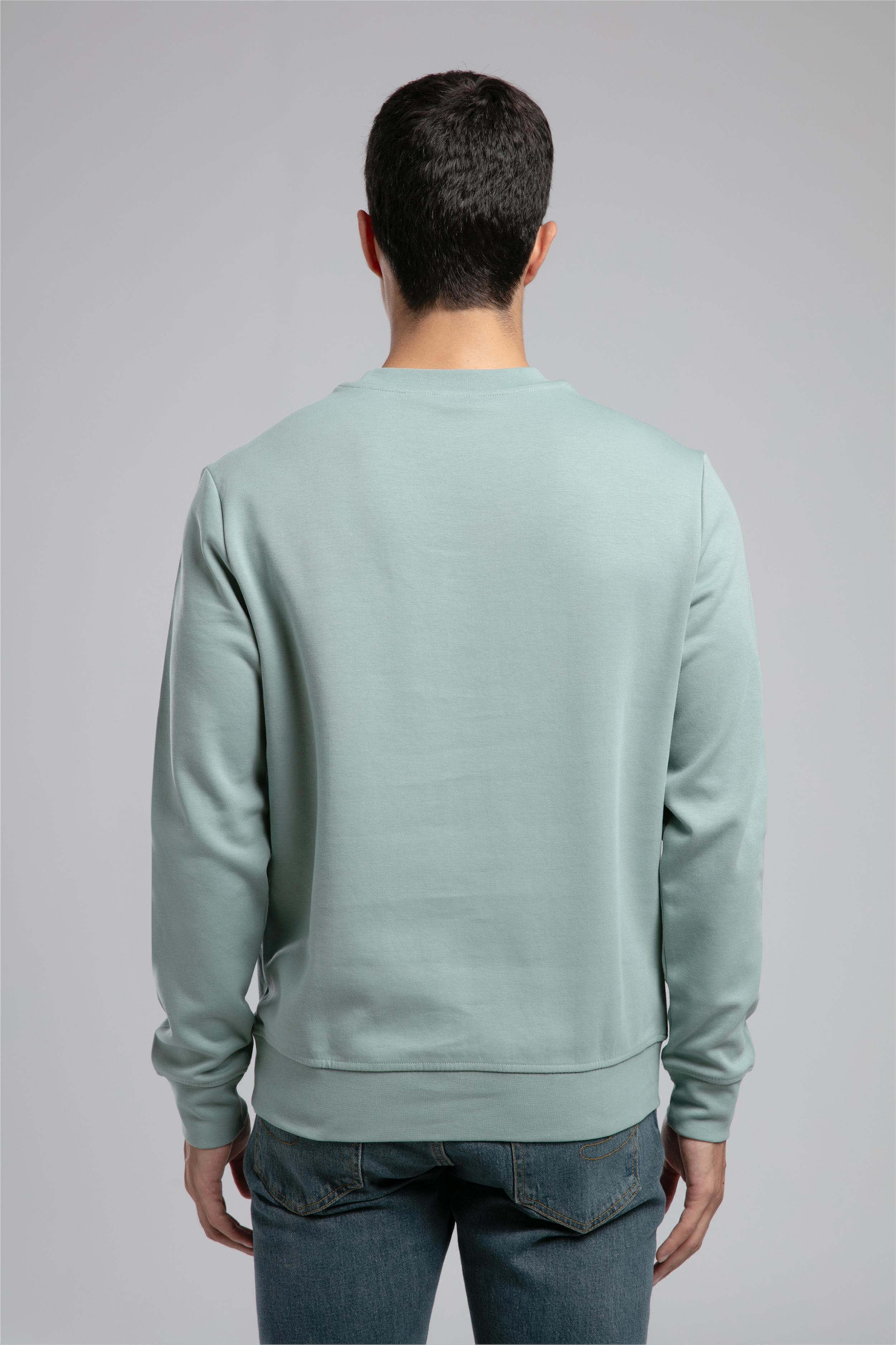 Livos Erkek O Yaka Sweatshirt Mint