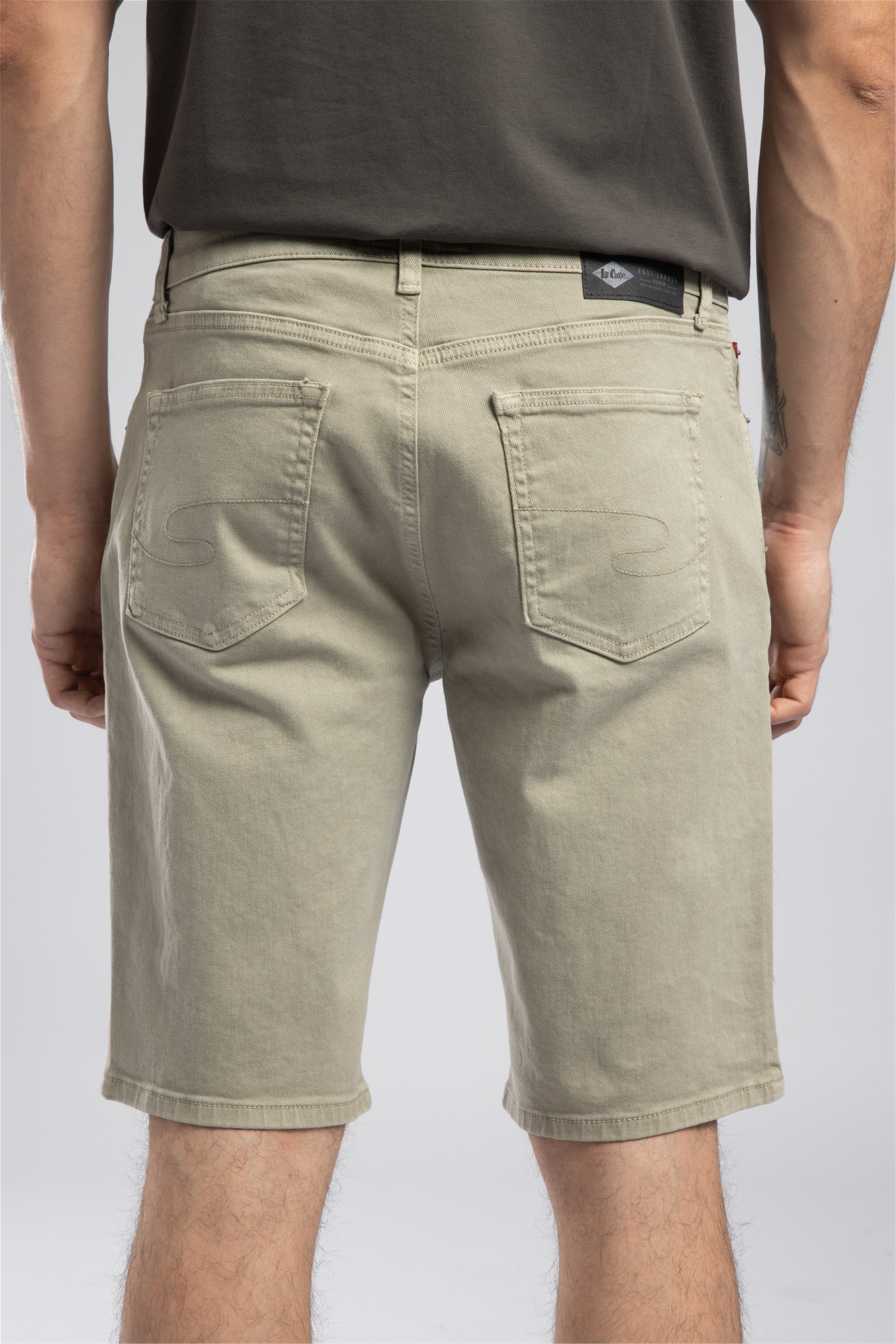 Lonceso Erkek Slim Tapered Fit Şort Yeşil